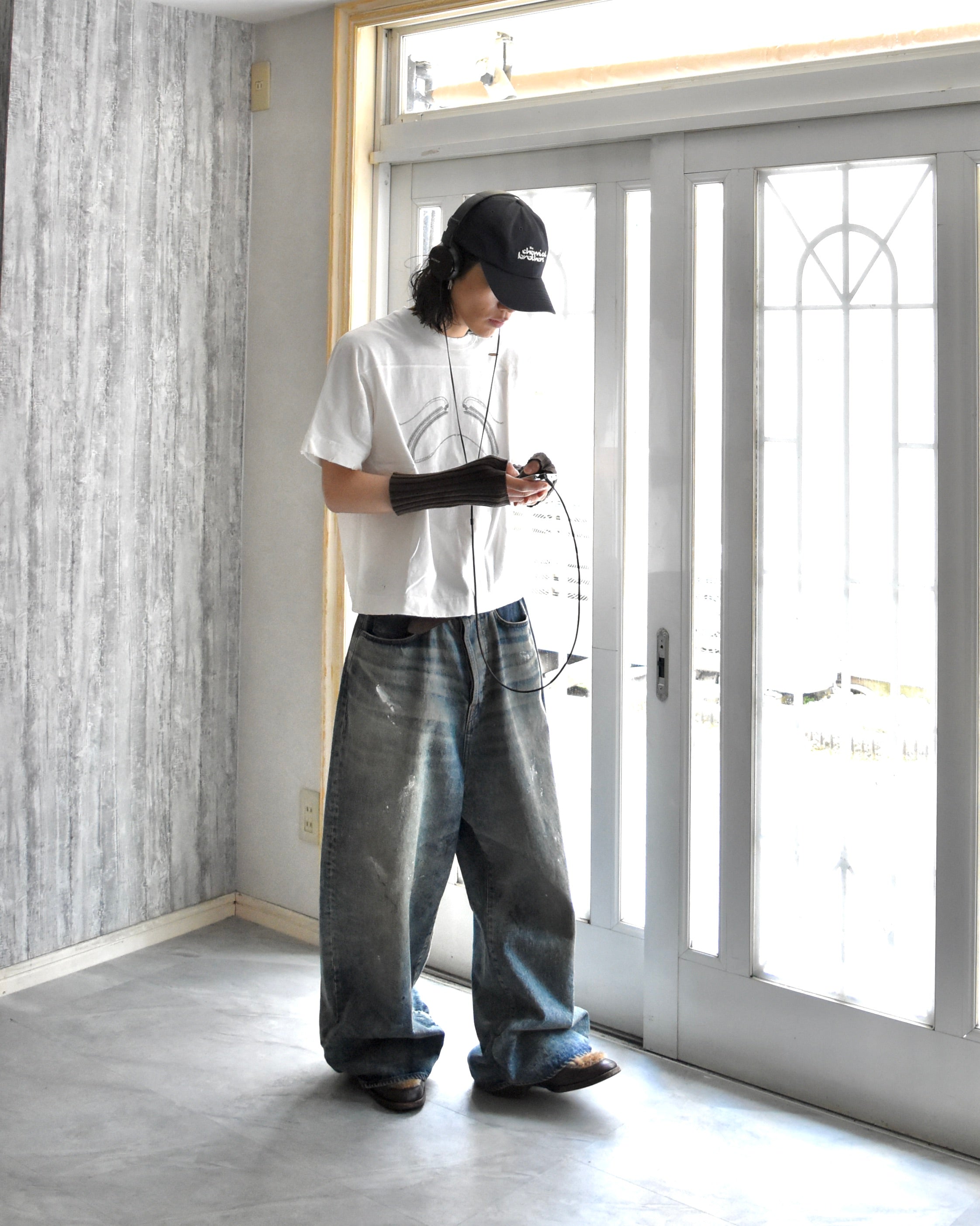 REFOMED / FRESH MAN DENIM WIDE PANTS - Paint