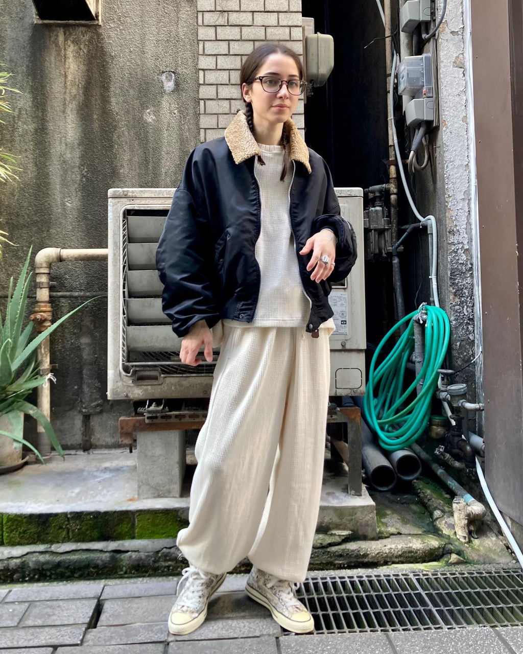 REFOMED / AZEAMI THERMAL PANTS - Off