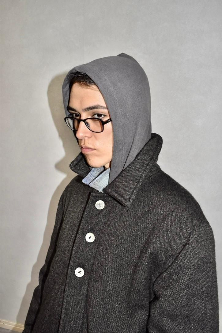 CALL / WOOL SHRINK LONG COAT