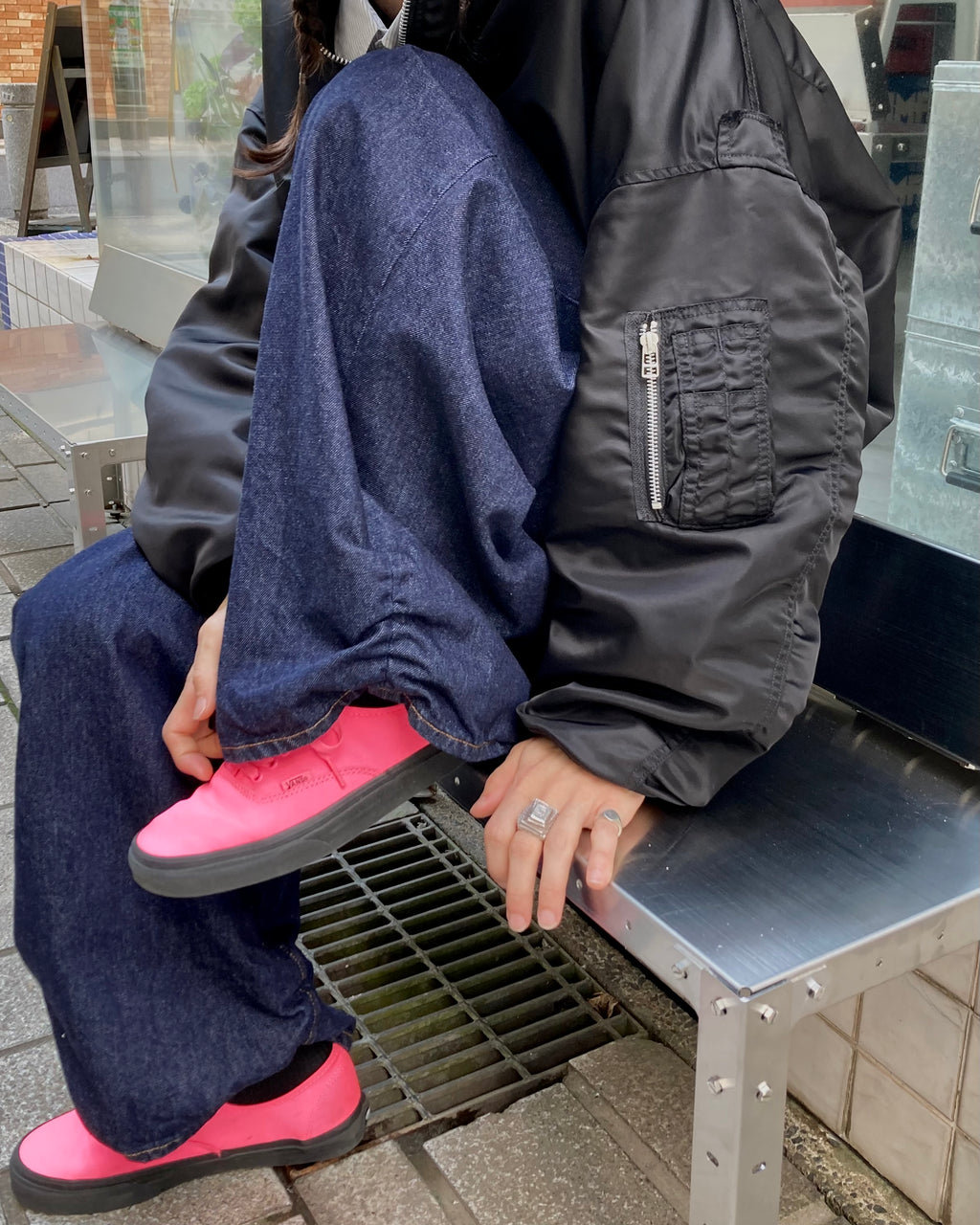 REFOMED / FRESH MAN DENIM WIDE PANTS by EDWIN - ONE WASH