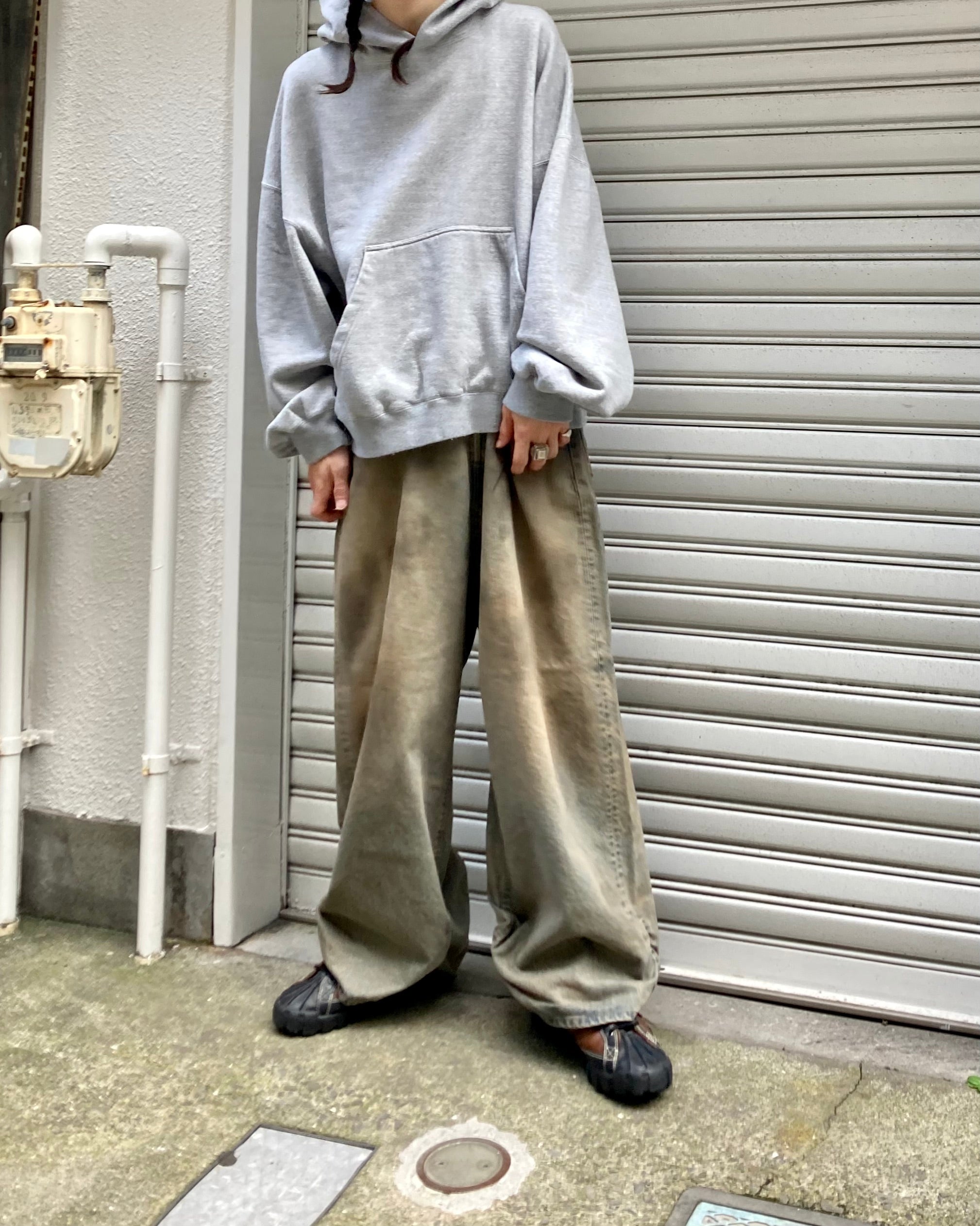 REFOMED / FRESH MAN DENIM WIDE PANTS by EDWIN - USED