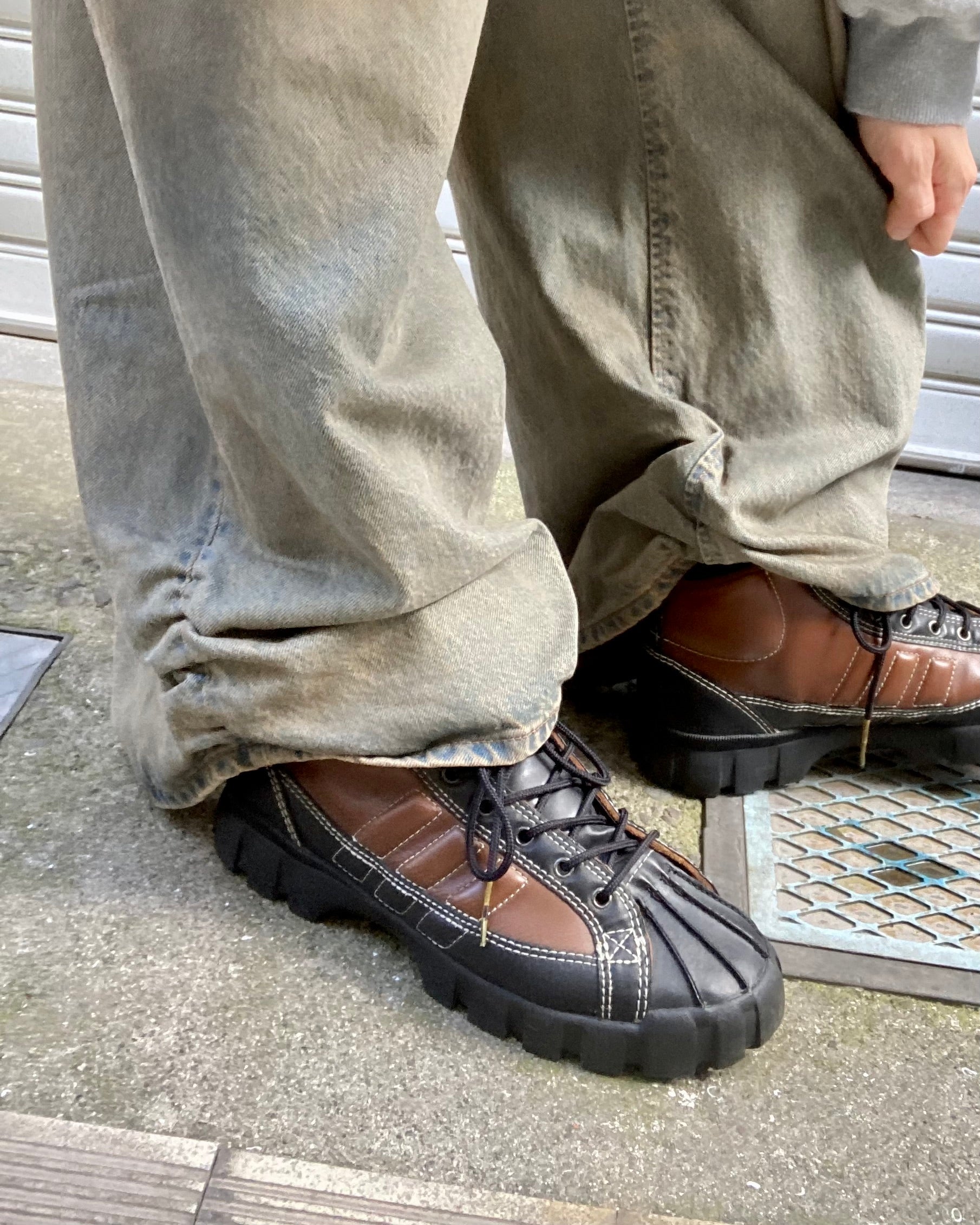 REFOMED / FRESH MAN DENIM WIDE PANTS by EDWIN - USED