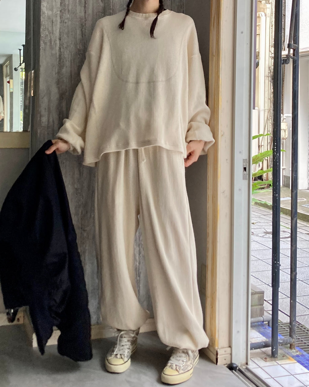 REFOMED / AZEAMI THERMAL PANTS - Off