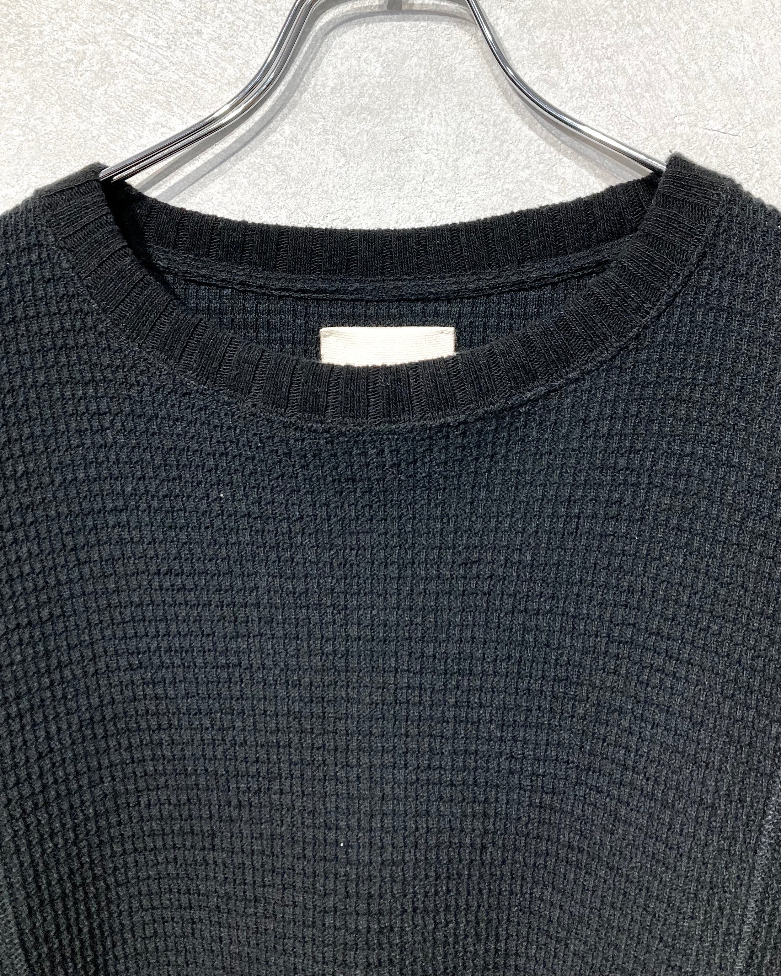 REFOMED / AZEAMI THERMAL TEE - Black