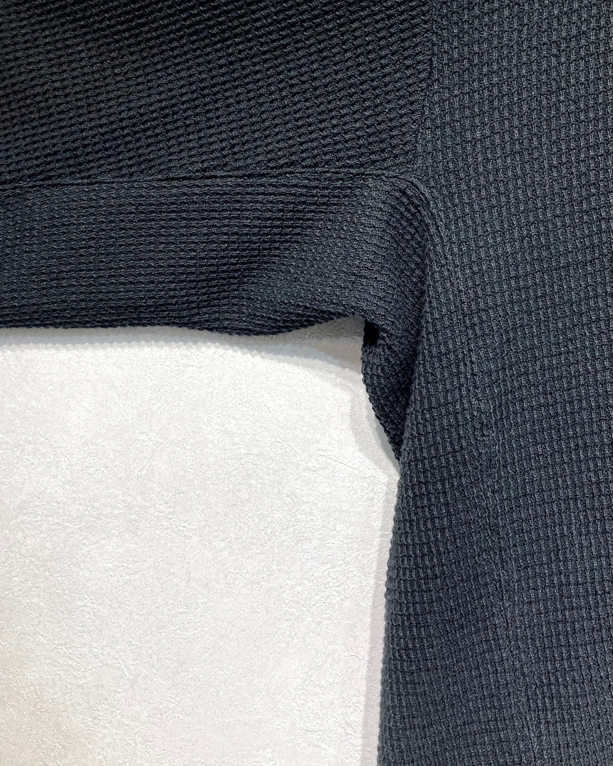 REFOMED / AZEAMI THERMAL TEE - Black