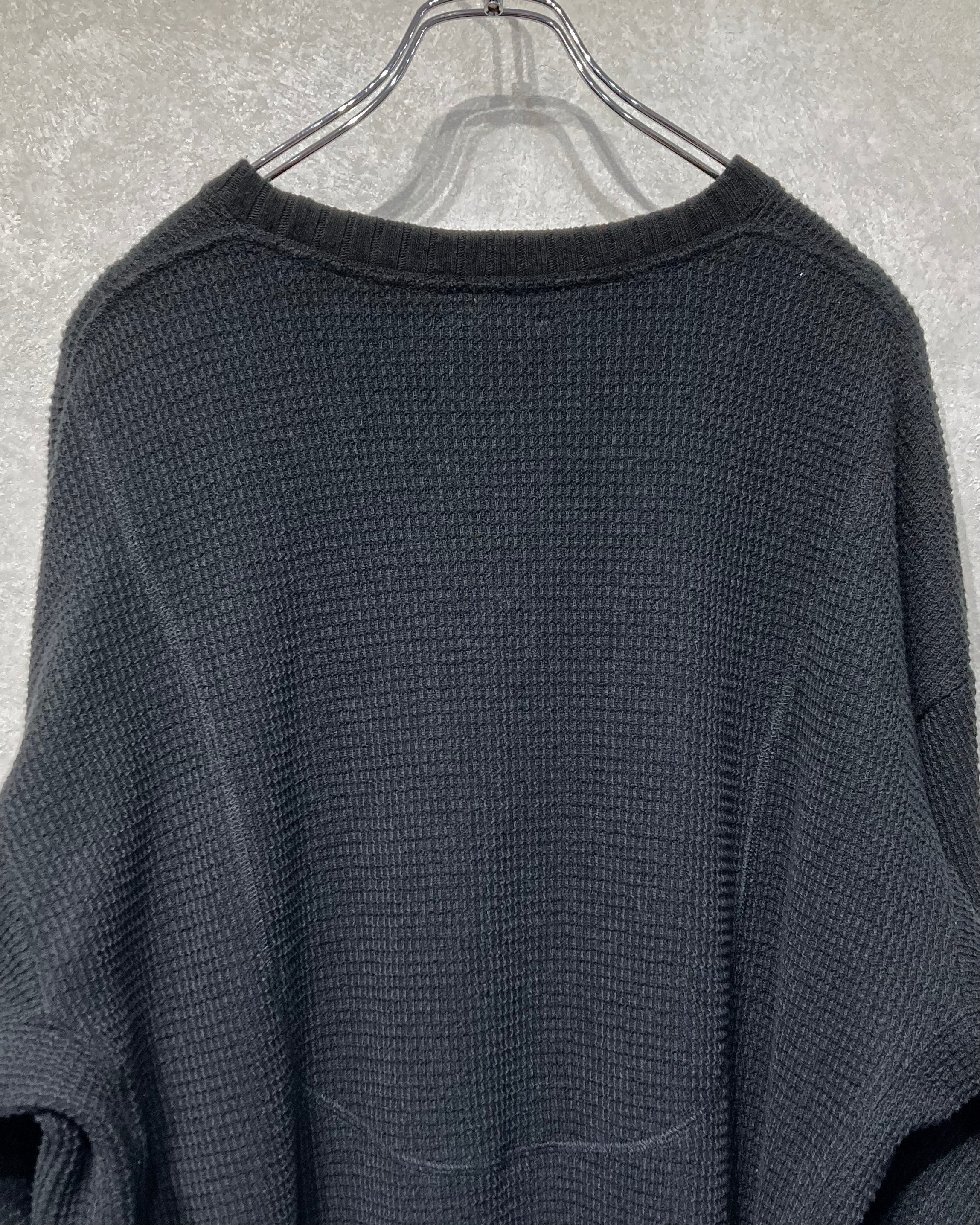 REFOMED / AZEAMI THERMAL TEE - Black