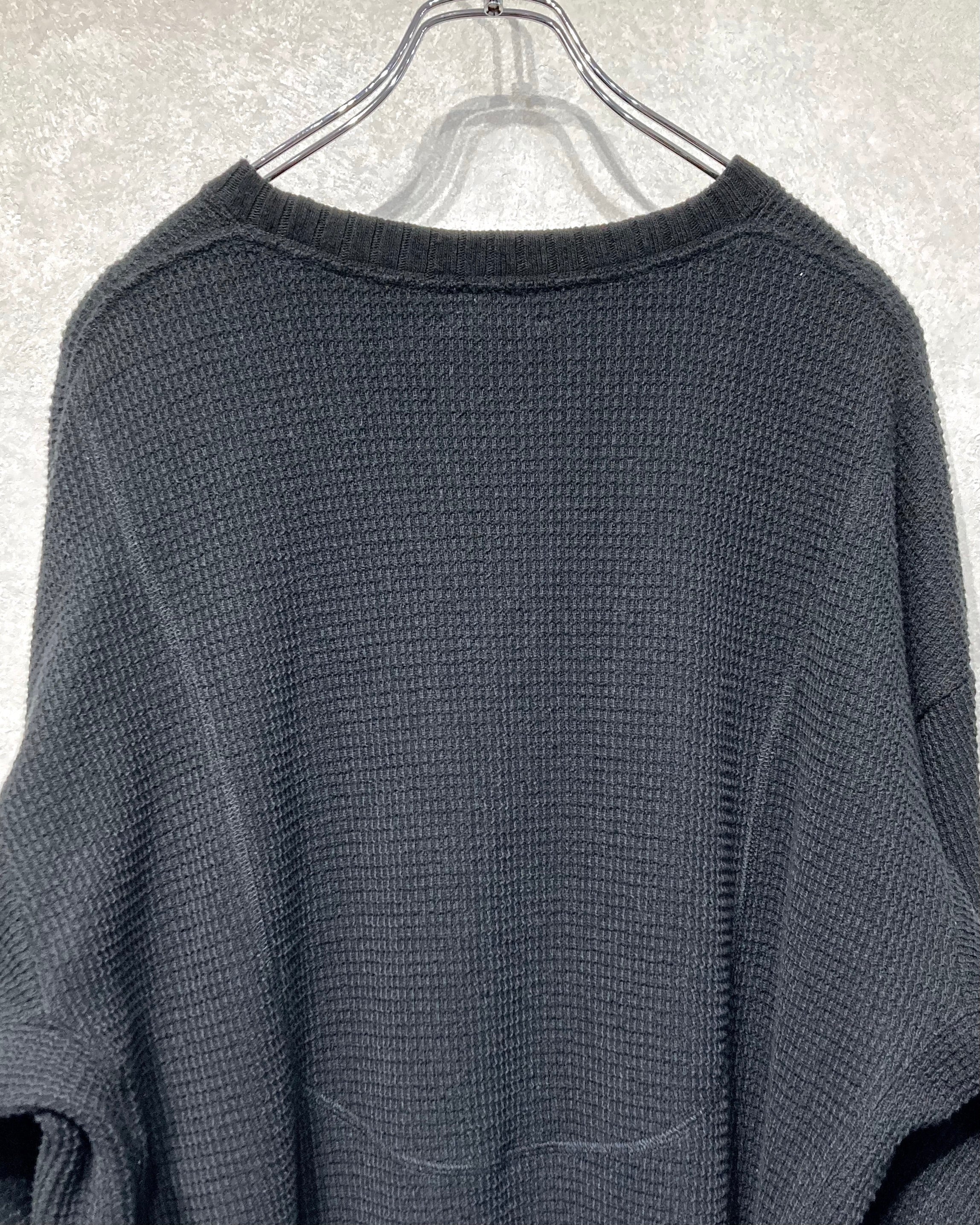 REFOMED / AZEAMI THERMAL TEE - Black