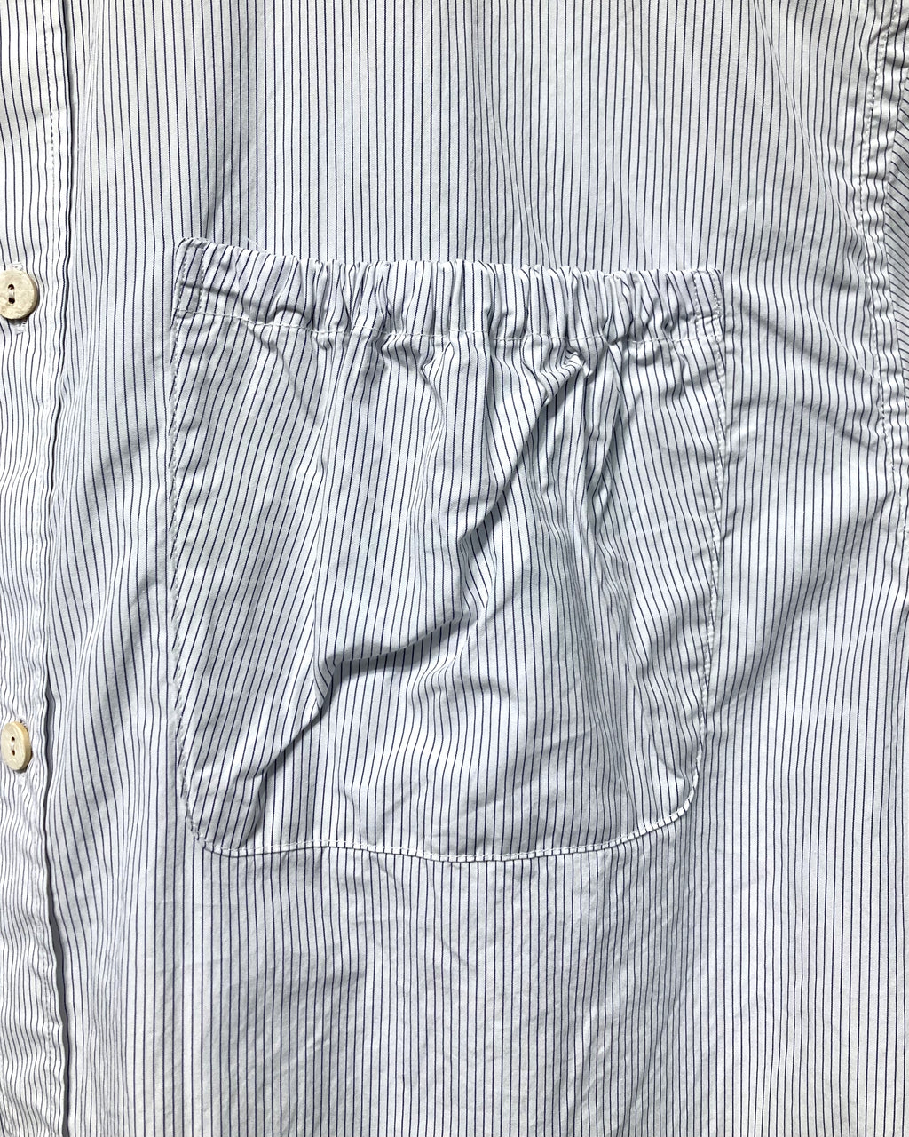 REFOMED / WRIST PATCH WIDE SHIRT "STRIPE" - Off
