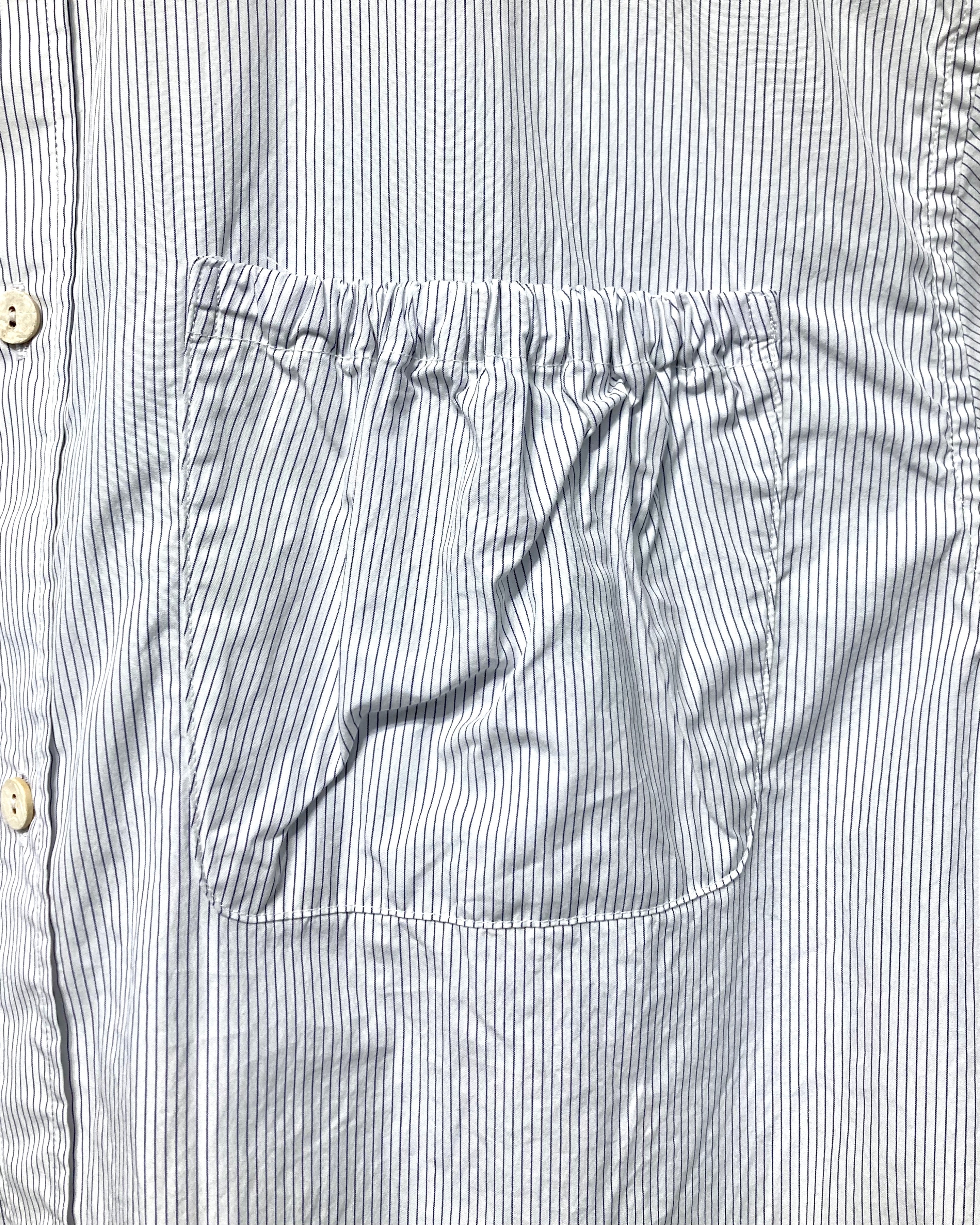 REFOMED / WRIST PATCH WIDE SHIRT "STRIPE" - Off