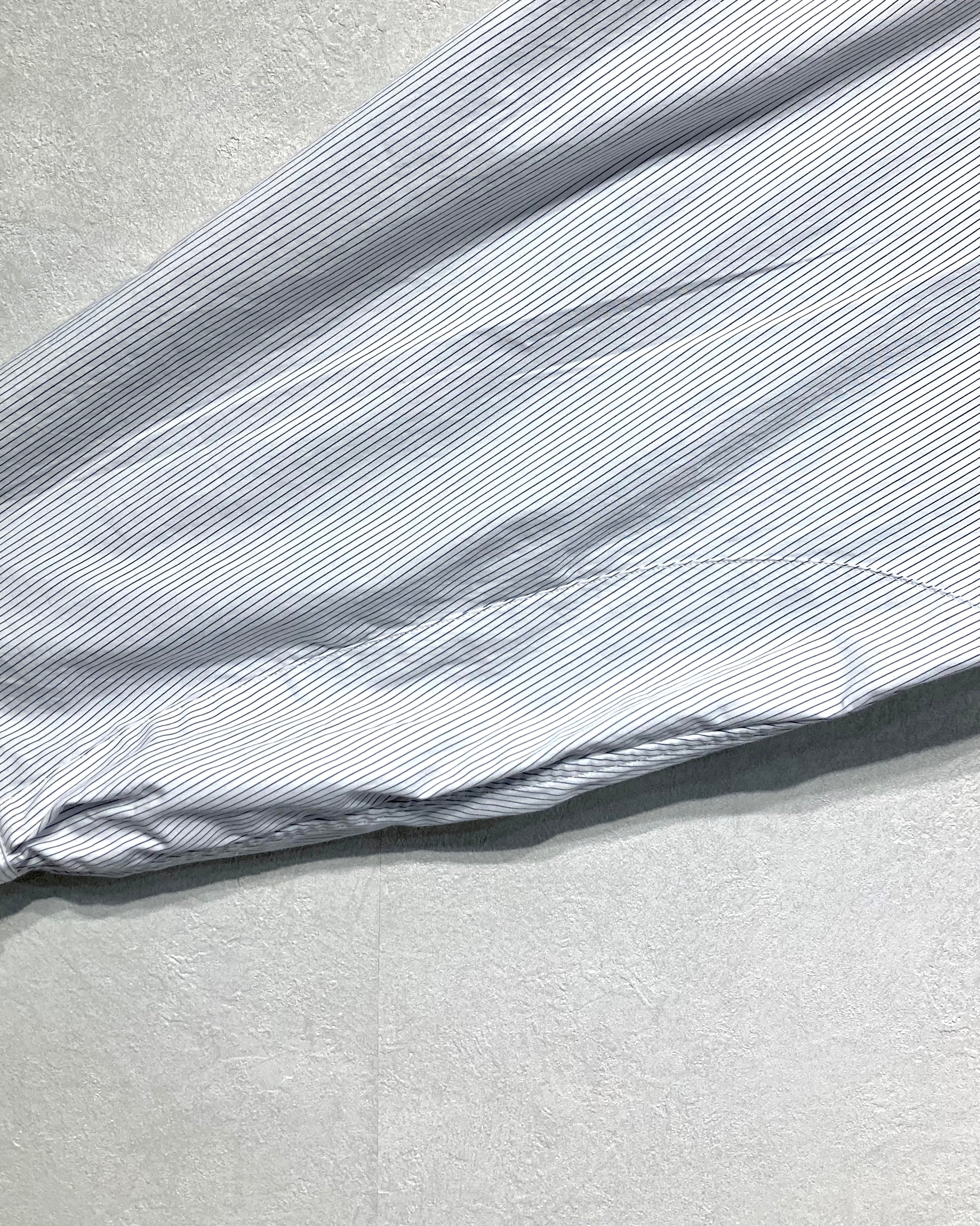 REFOMED / WRIST PATCH WIDE SHIRT "STRIPE" - Off