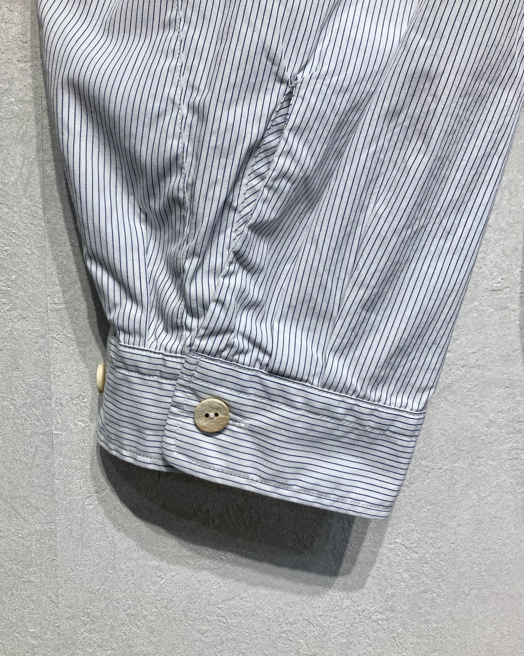 REFOMED / WRIST PATCH WIDE SHIRT "STRIPE" - Off