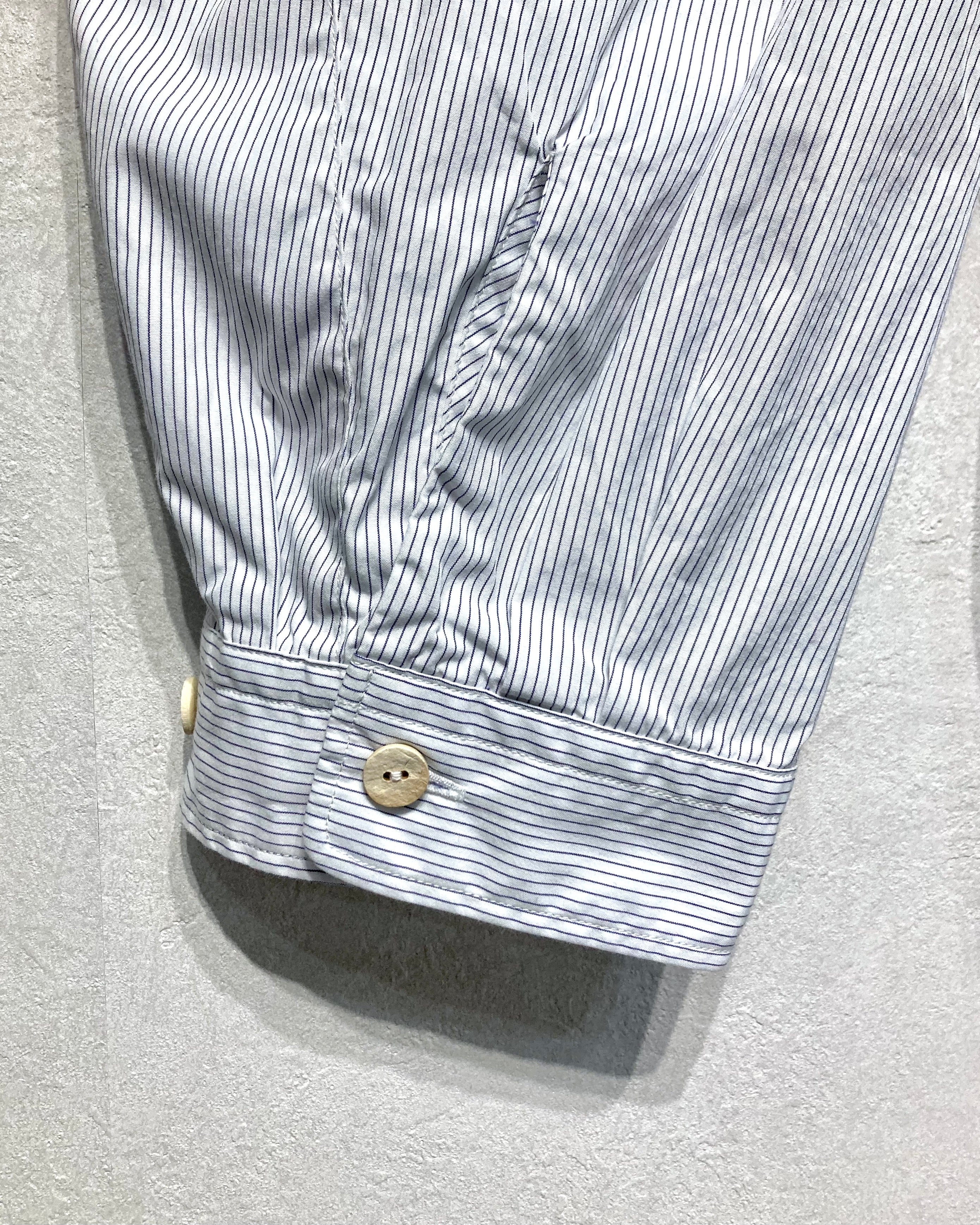 REFOMED / WRIST PATCH WIDE SHIRT "STRIPE" - Off