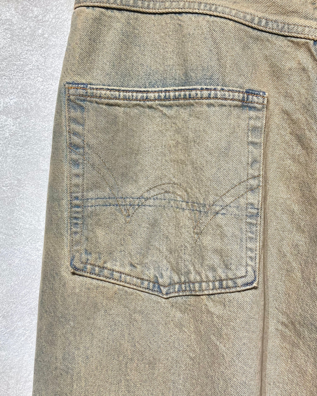 REFOMED / FRESH MAN DENIM WIDE PANTS by EDWIN - USED