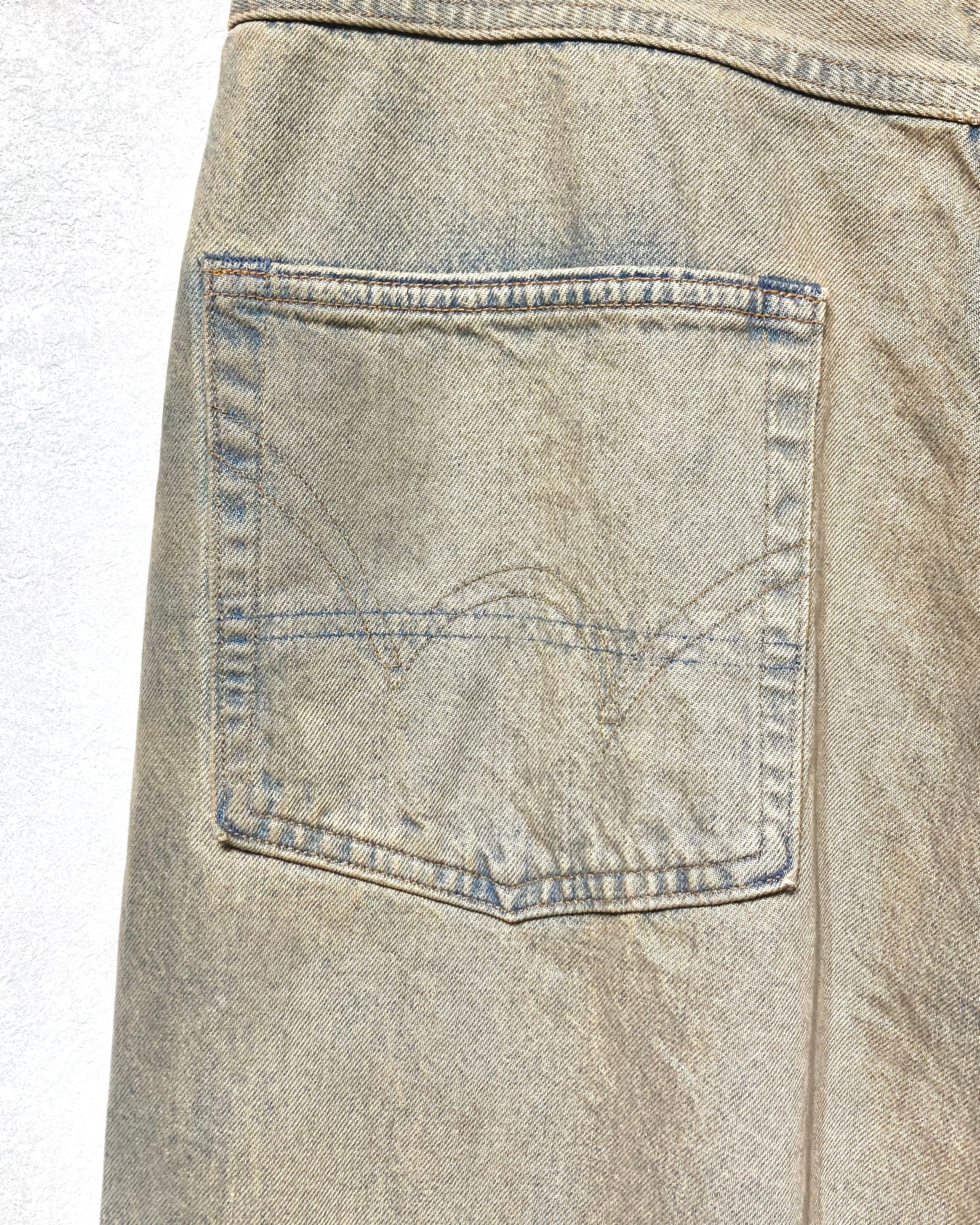 REFOMED / FRESH MAN DENIM WIDE PANTS by EDWIN - USED