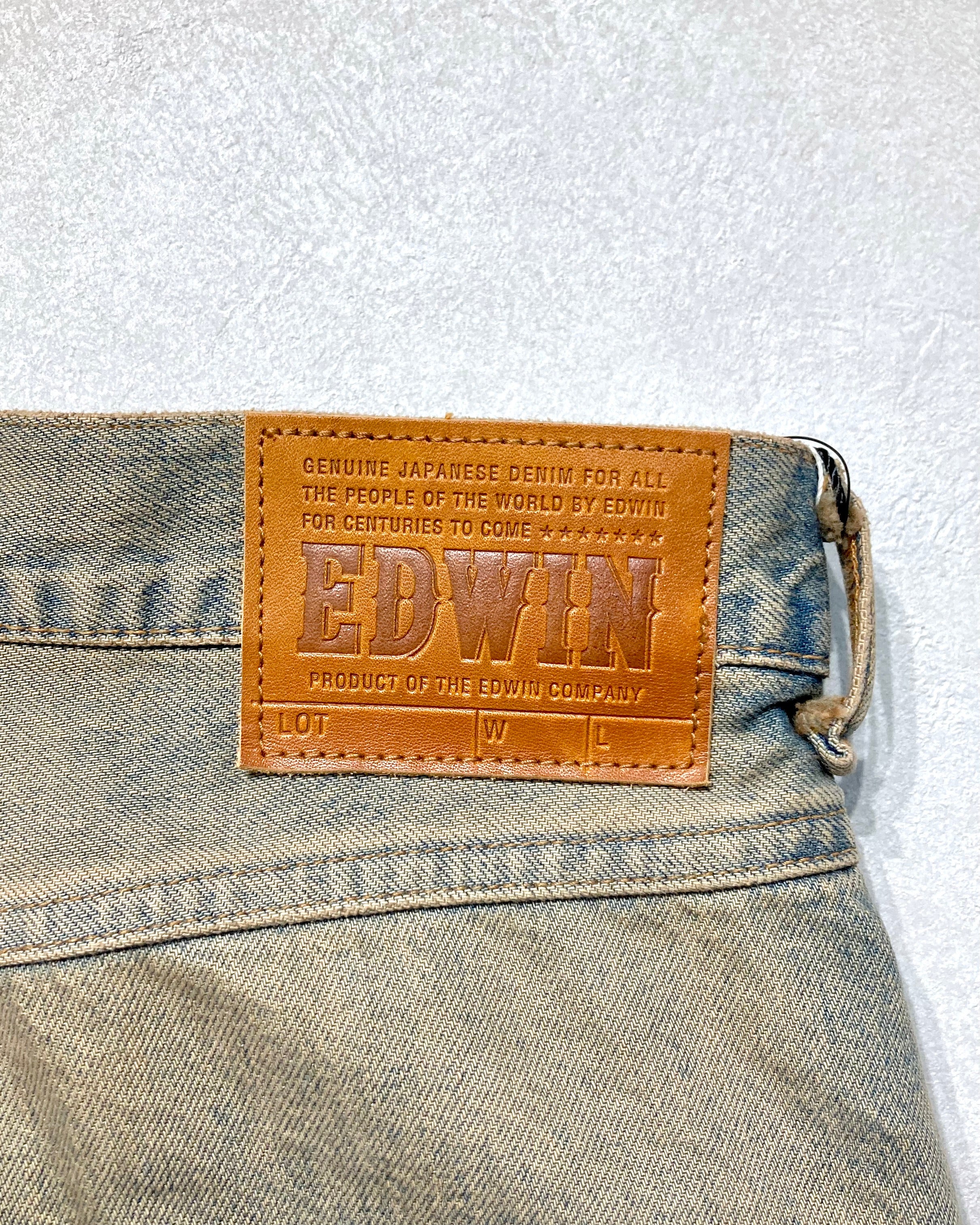 REFOMED / FRESH MAN DENIM WIDE PANTS by EDWIN - USED