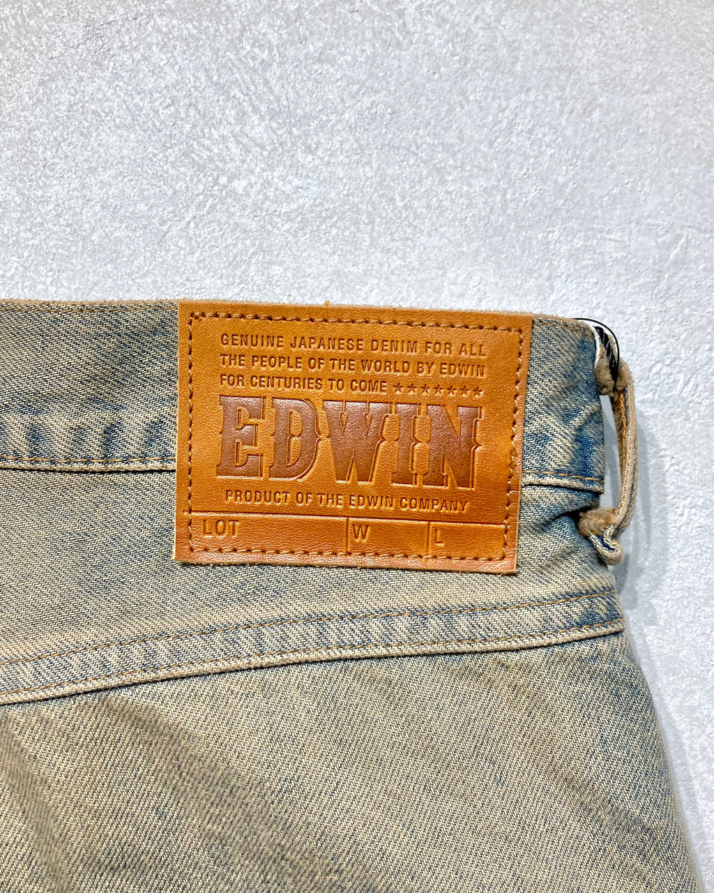 REFOMED / FRESH MAN DENIM WIDE PANTS by EDWIN - USED