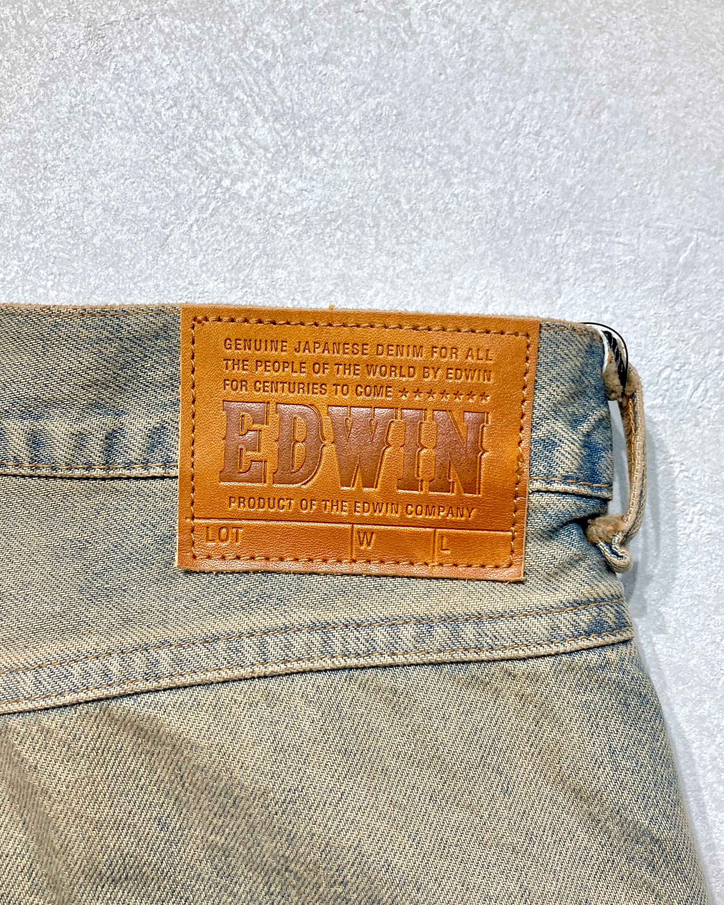 REFOMED / FRESH MAN DENIM WIDE PANTS by EDWIN - USED