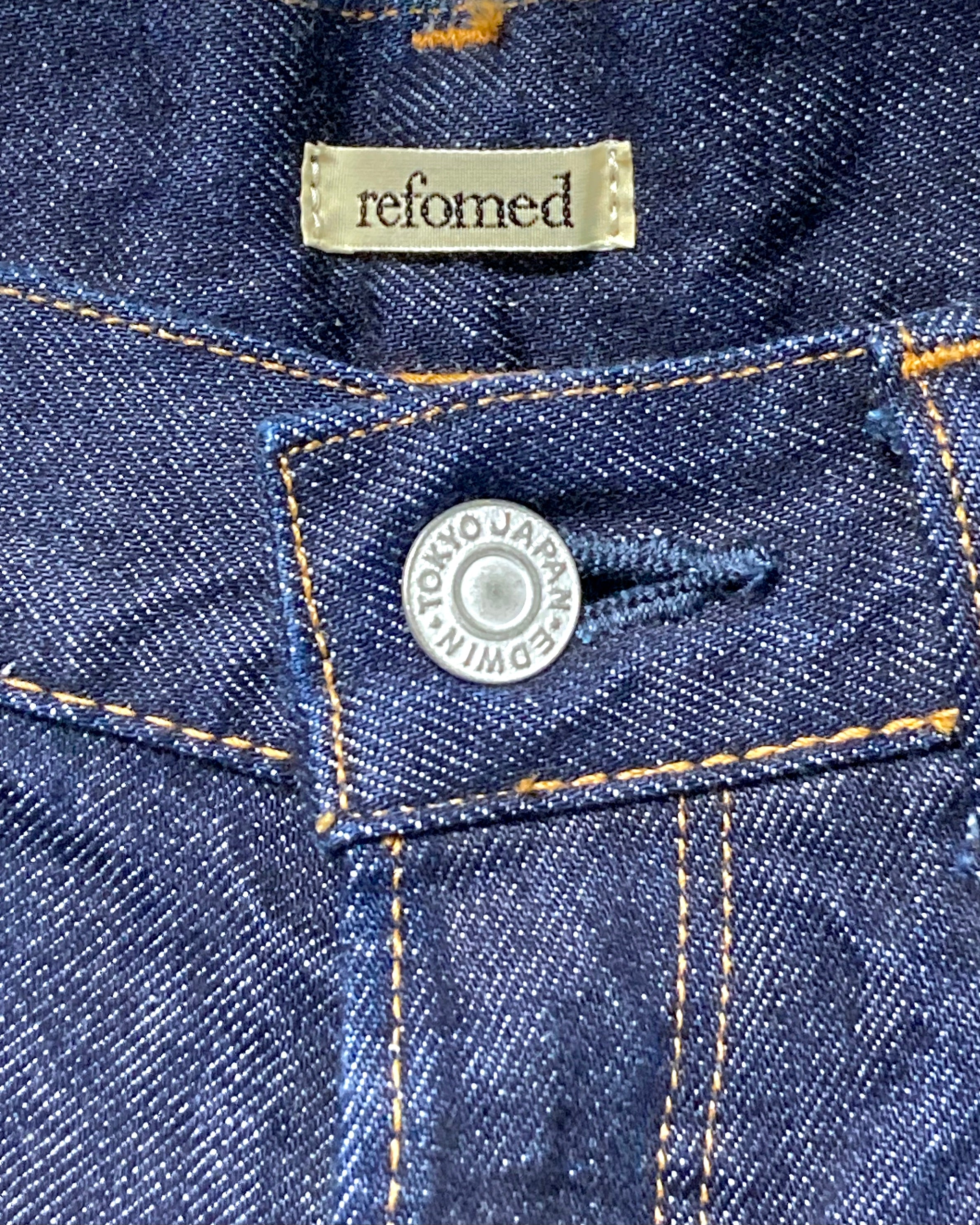 REFOMED / FRESH MAN DENIM WIDE PANTS by EDWIN - ONE WASH