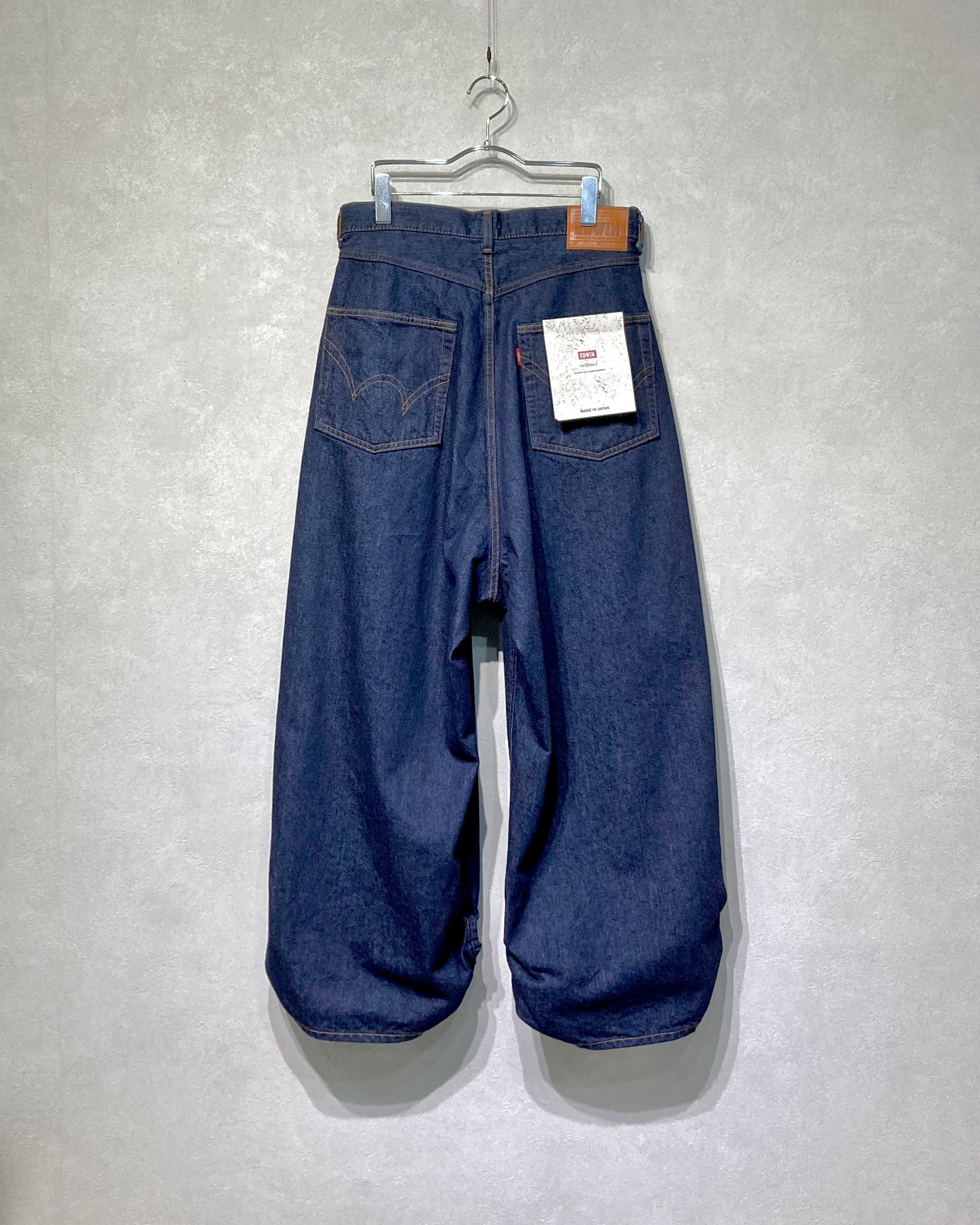 REFOMED / FRESH MAN DENIM WIDE PANTS by EDWIN - ONE WASH