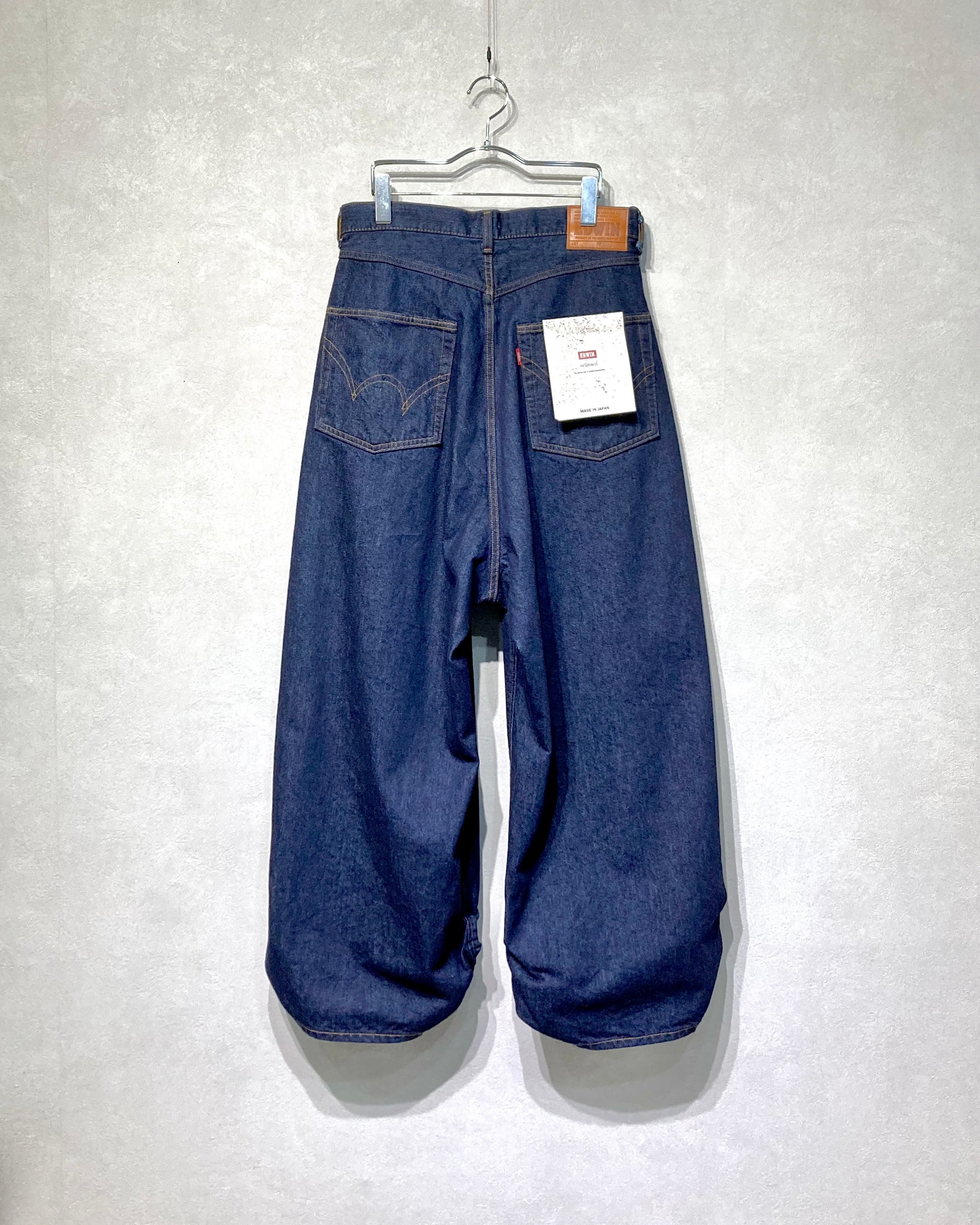 REFOMED / FRESH MAN DENIM WIDE PANTS by EDWIN - ONE WASH