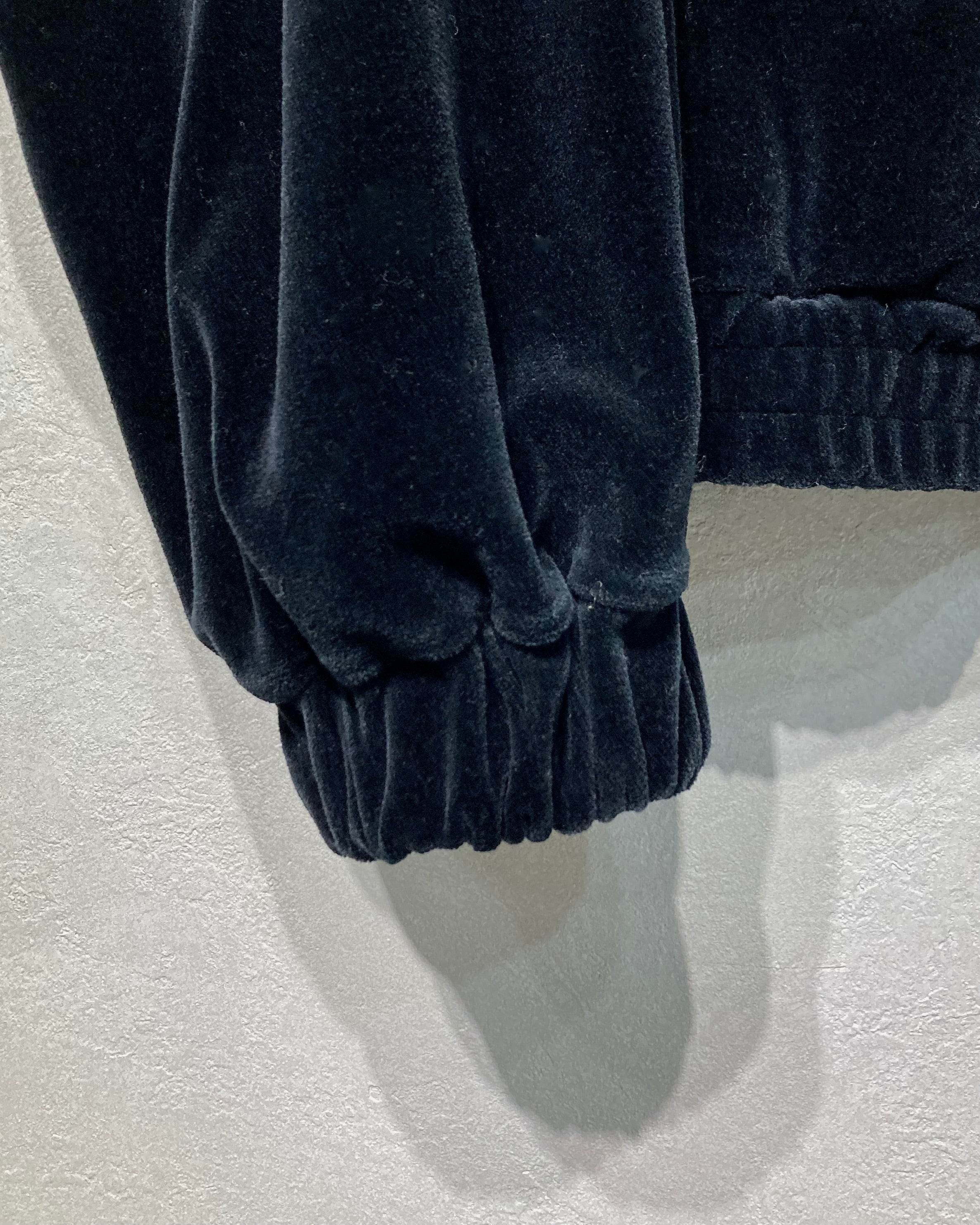 REFOMED / 10WASH VELOUR JACKET - Black