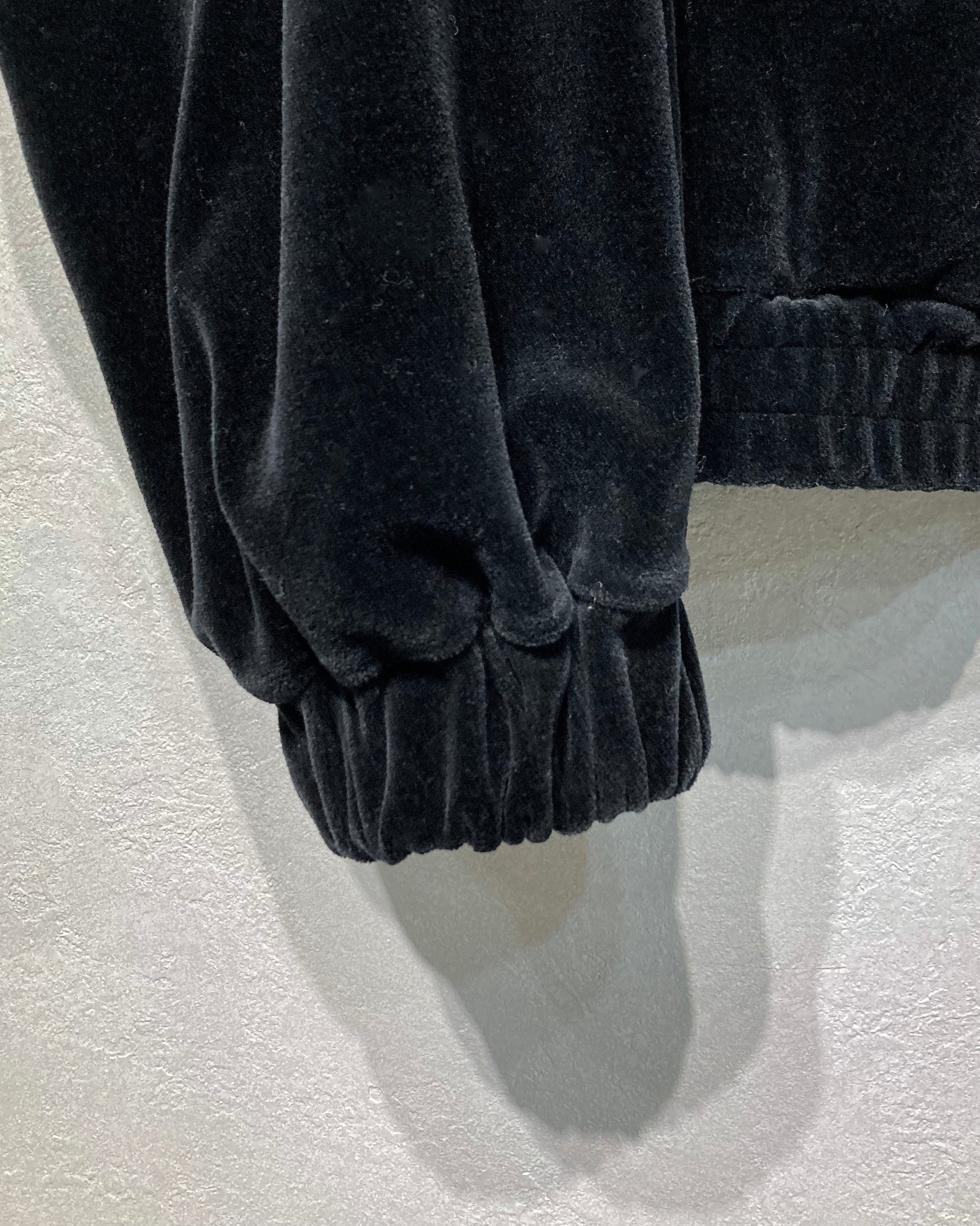 REFOMED / 10WASH VELOUR JACKET - Black