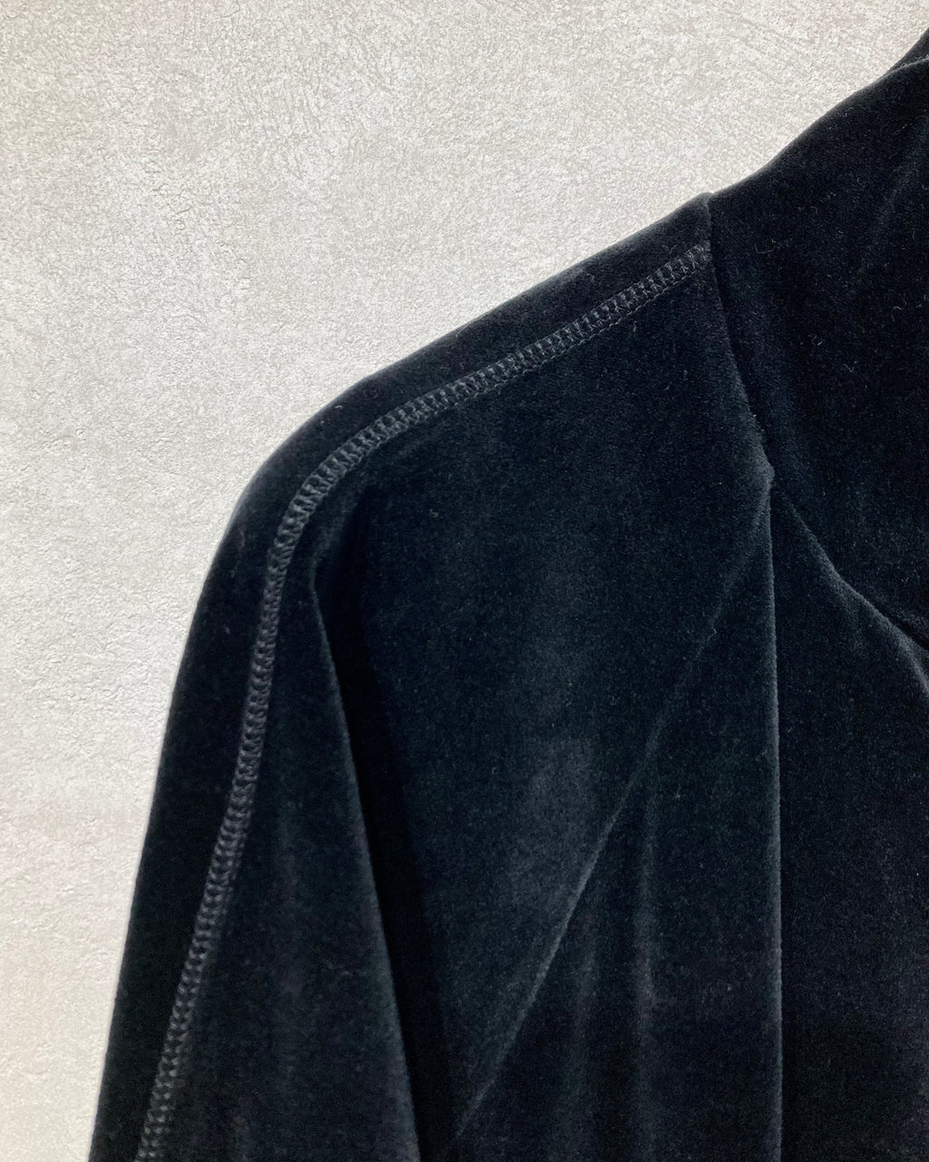 REFOMED / 10WASH VELOUR JACKET - Black