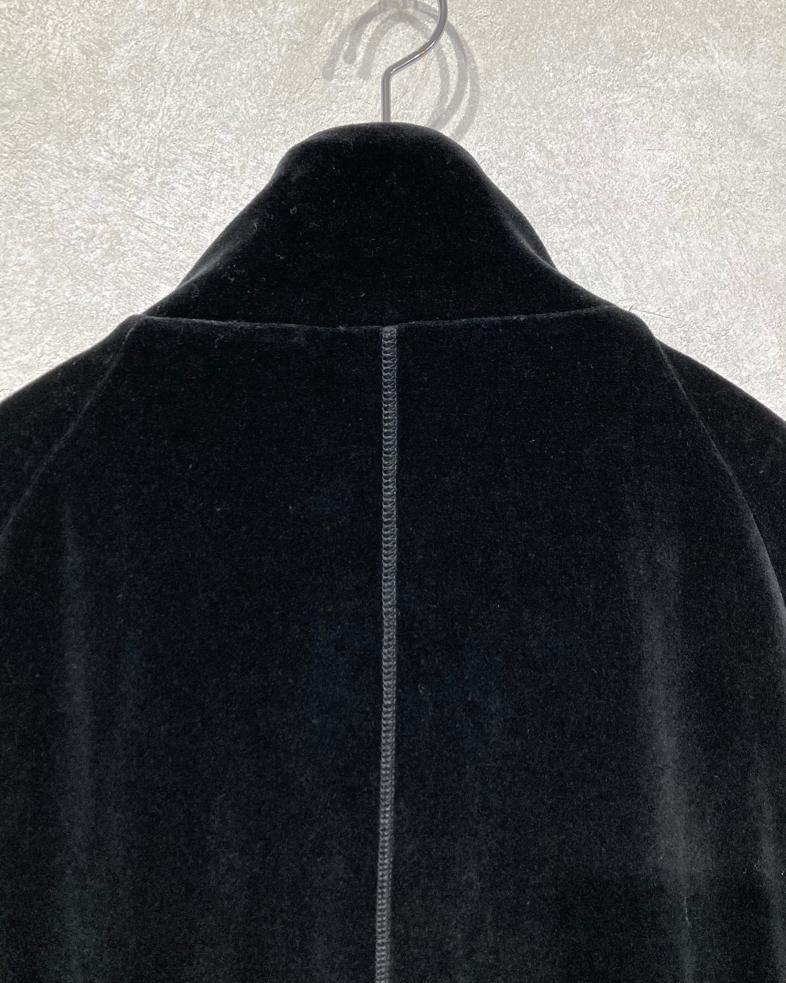 REFOMED / 10WASH VELOUR JACKET - Black