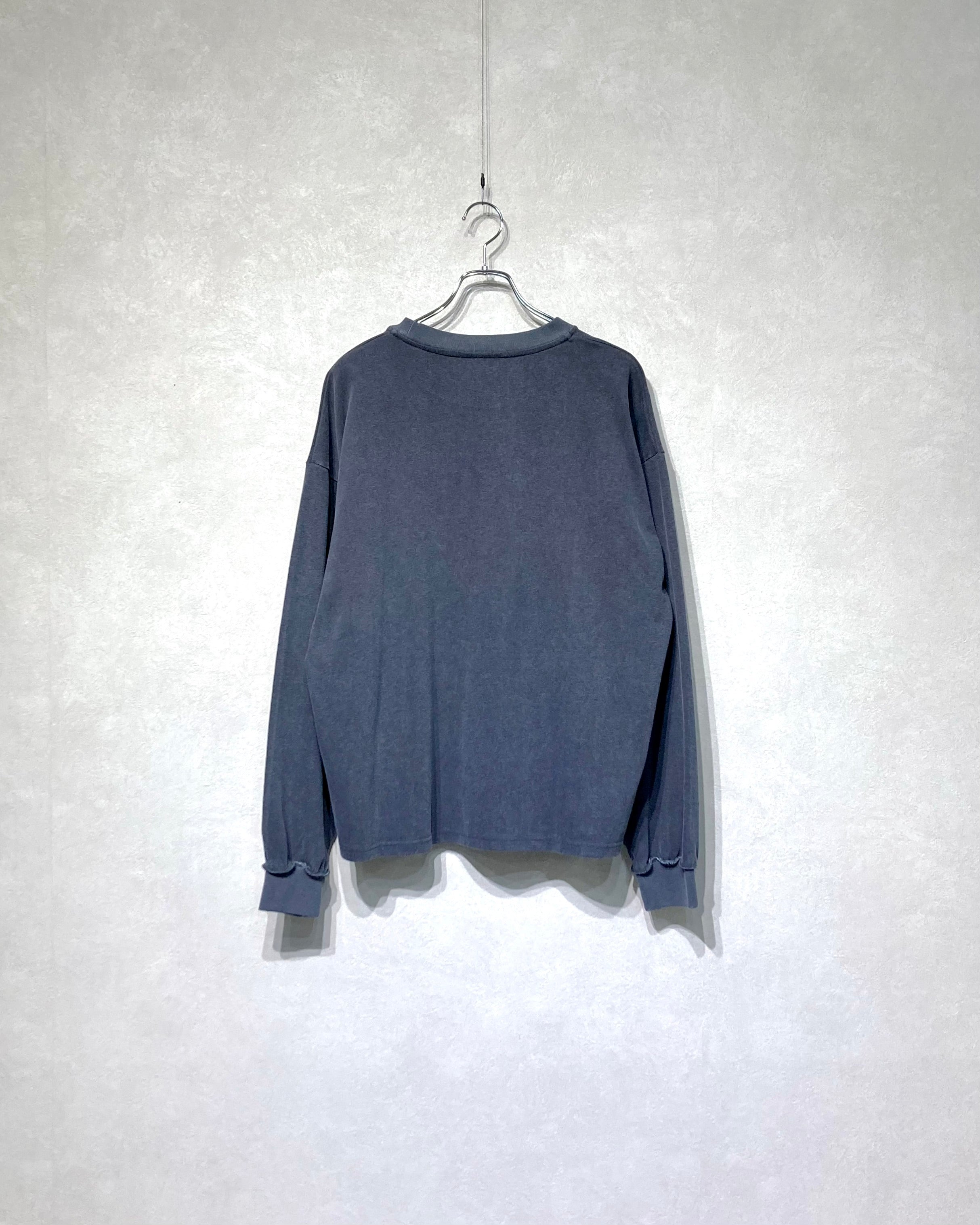 REFOMED / MANUAL MIND L/S TEE - Charcoal