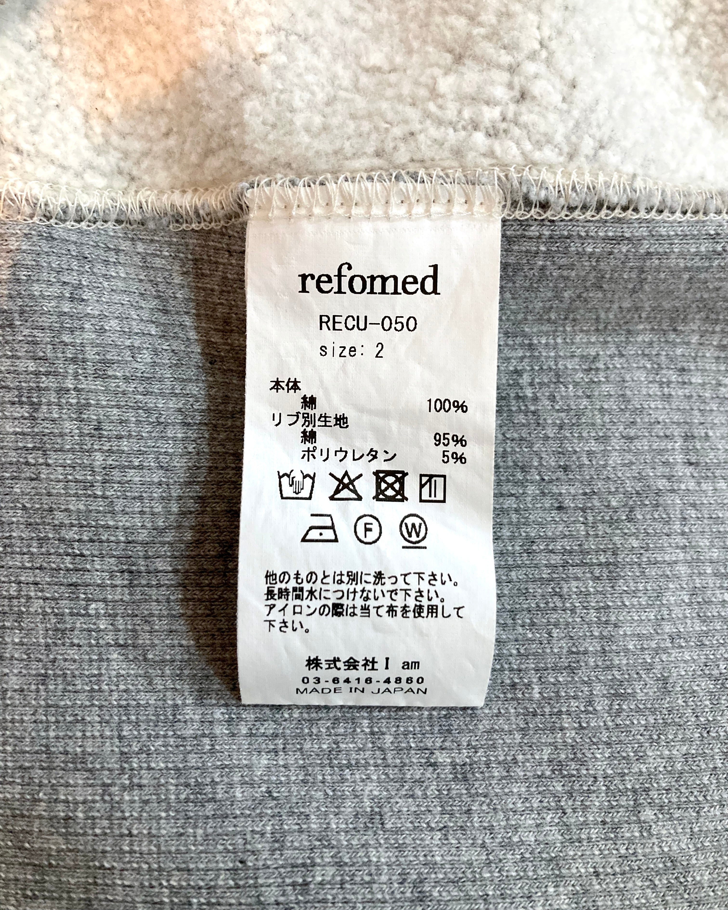 REFOMED / 10WASH SWEATER - T.Gray