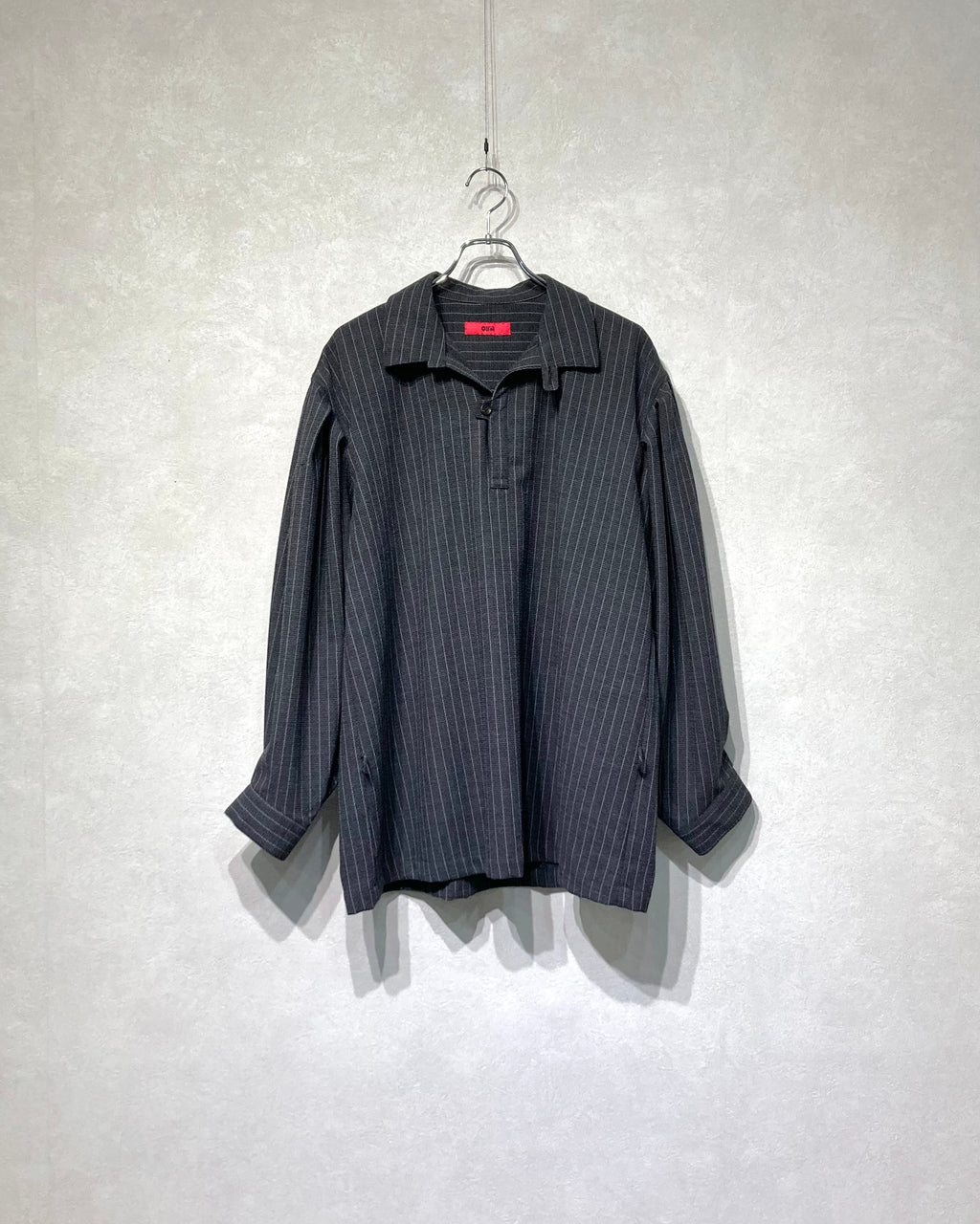 OIRA / PULLOVER SHIRT WOOL STRIPE