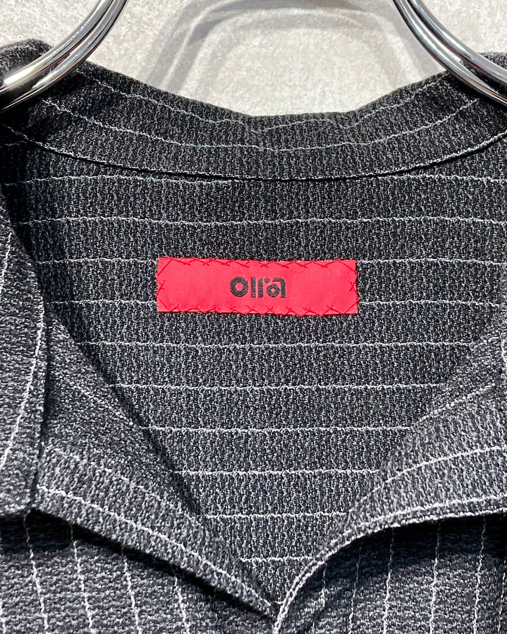 OIRA / PULLOVER SHIRT WOOL STRIPE