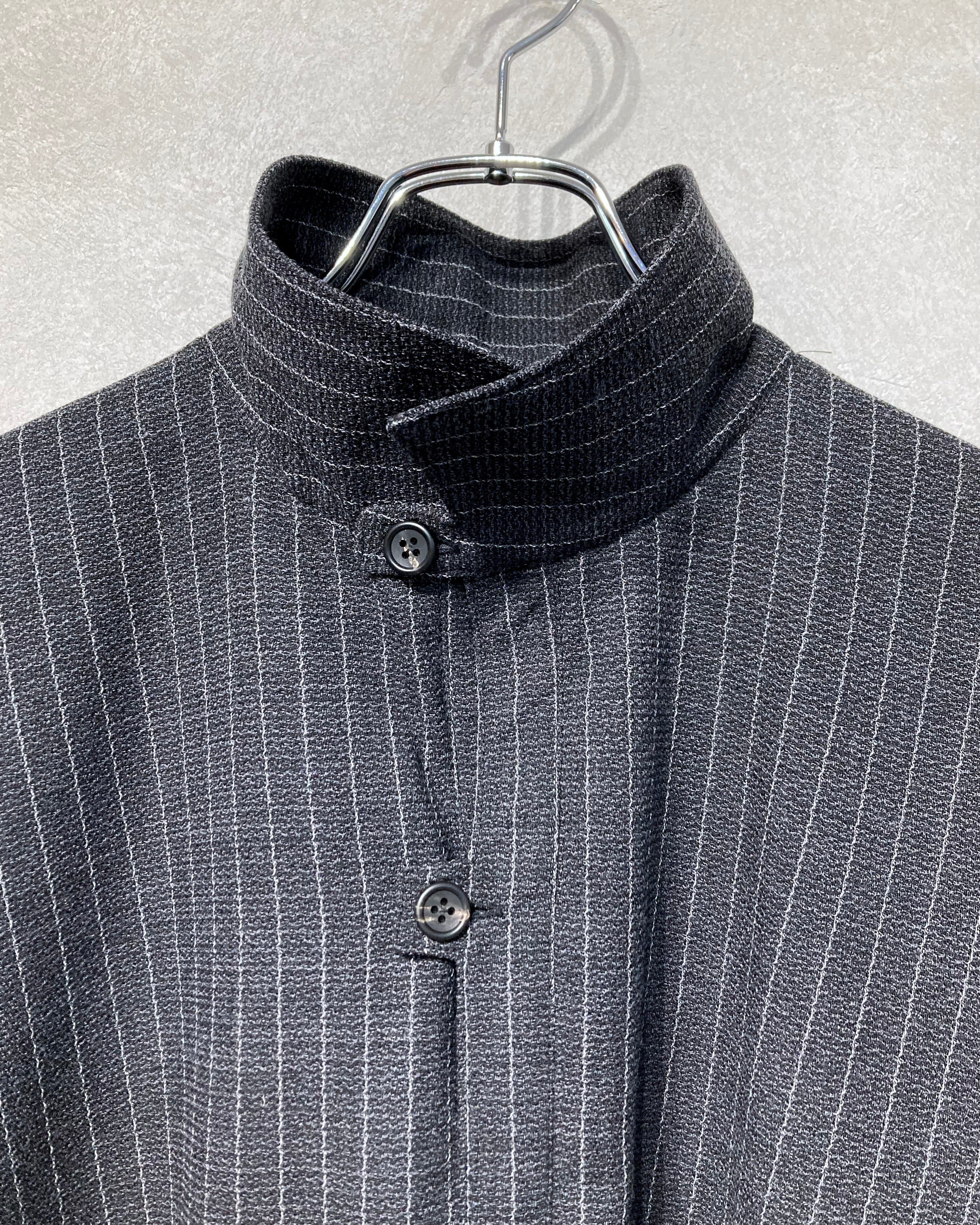OIRA / PULLOVER SHIRT WOOL STRIPE