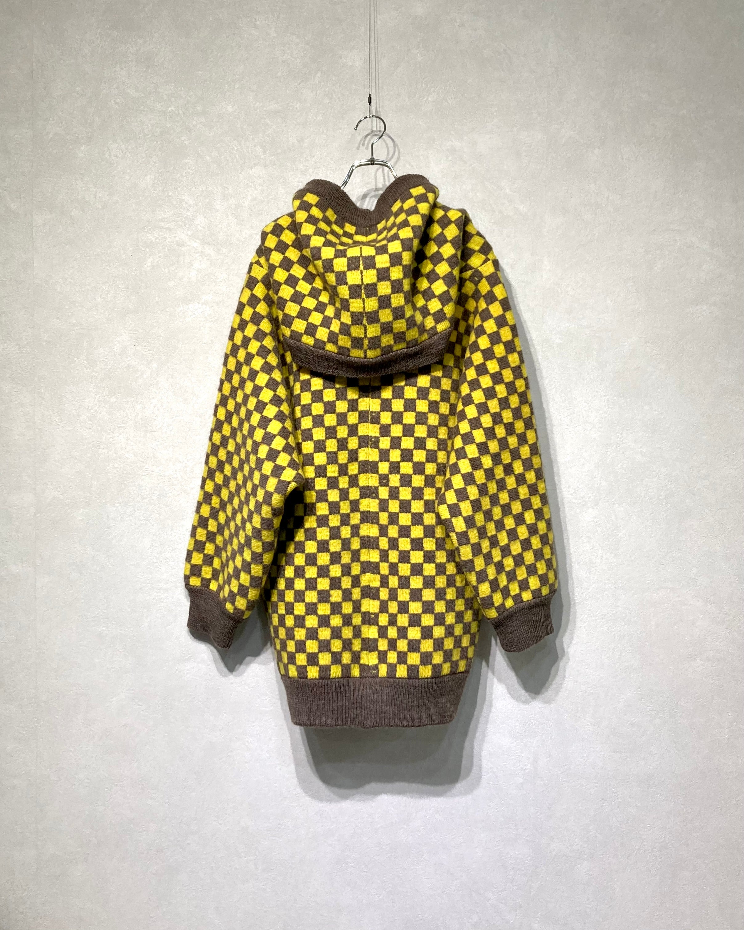 OIRA / REVERSIBLE KNIT HOODIE