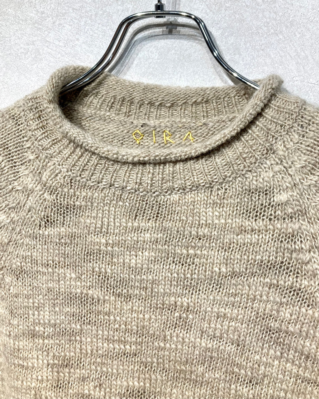 OIRA / REVERSIBLE KNIT PULLOVER - Lx