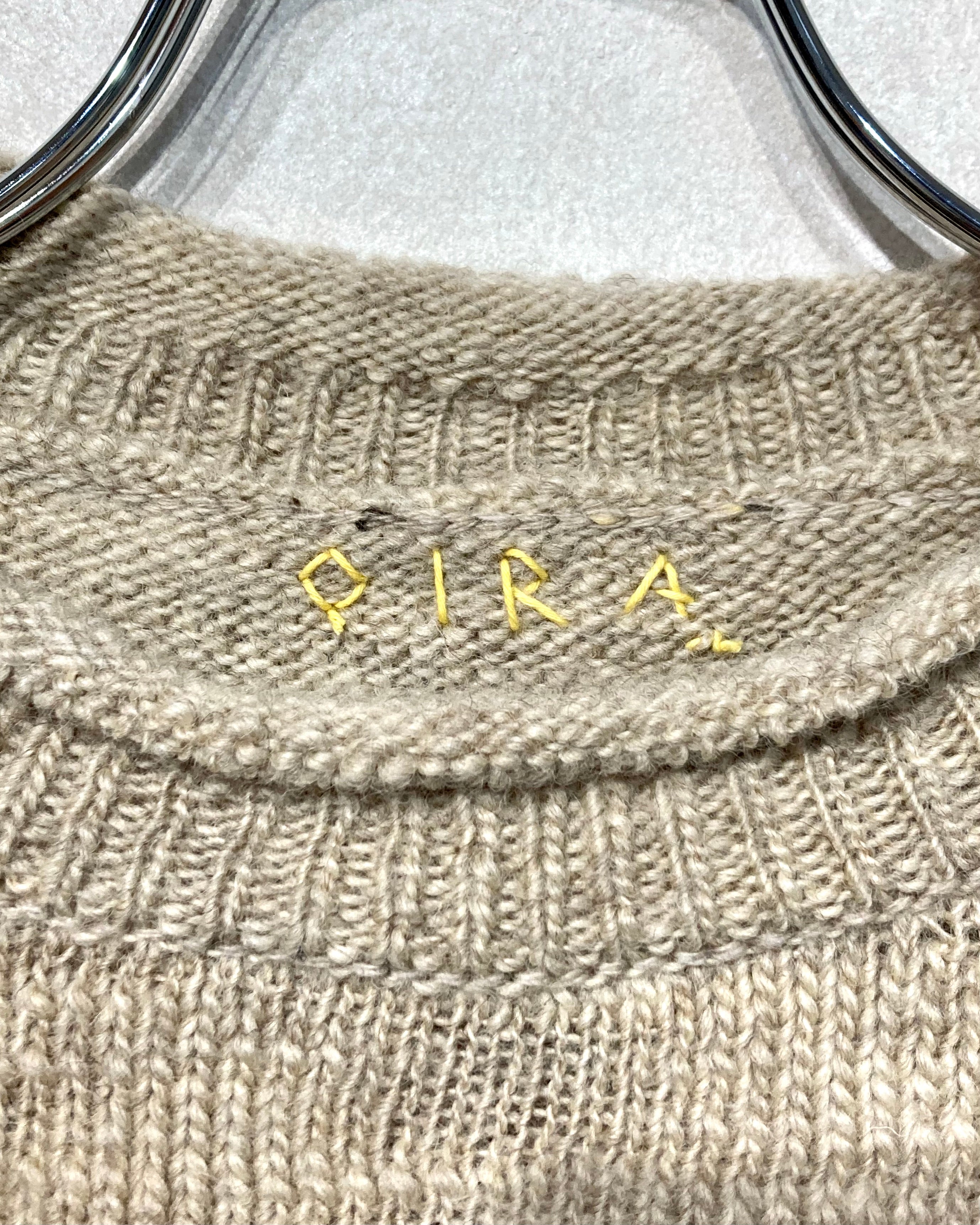 OIRA / REVERSIBLE KNIT PULLOVER - Lx