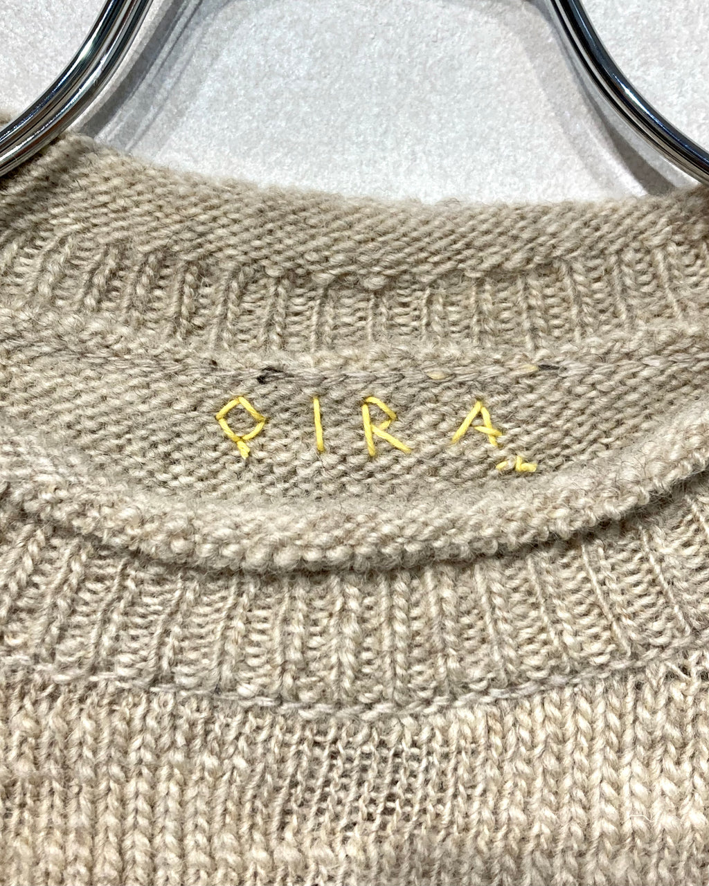 OIRA / REVERSIBLE KNIT PULLOVER - Lx