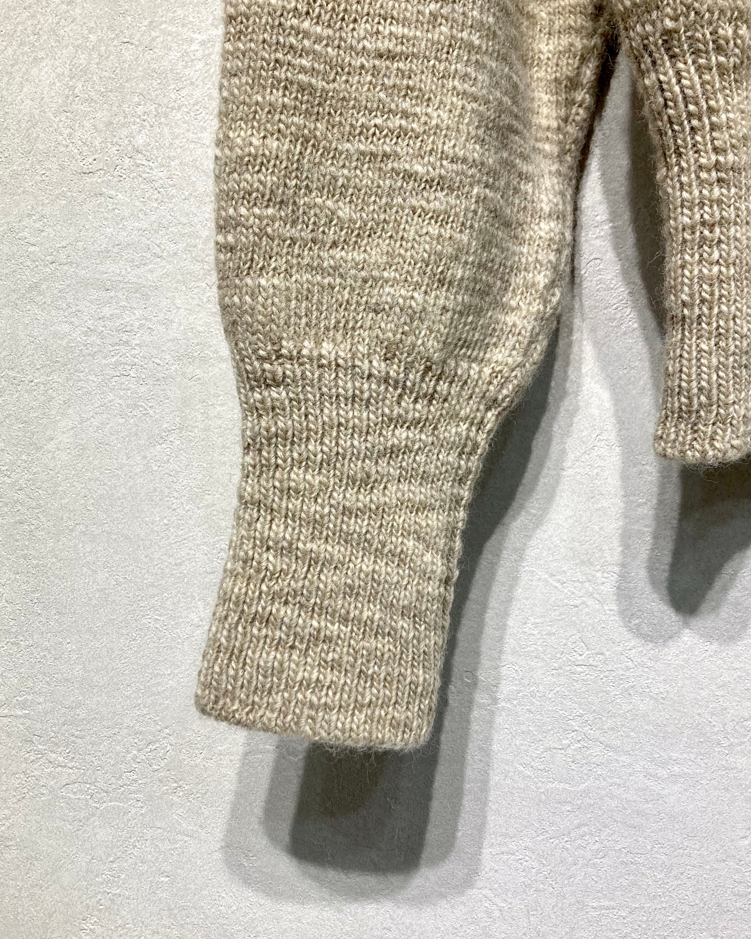 OIRA / REVERSIBLE KNIT PULLOVER - Lx