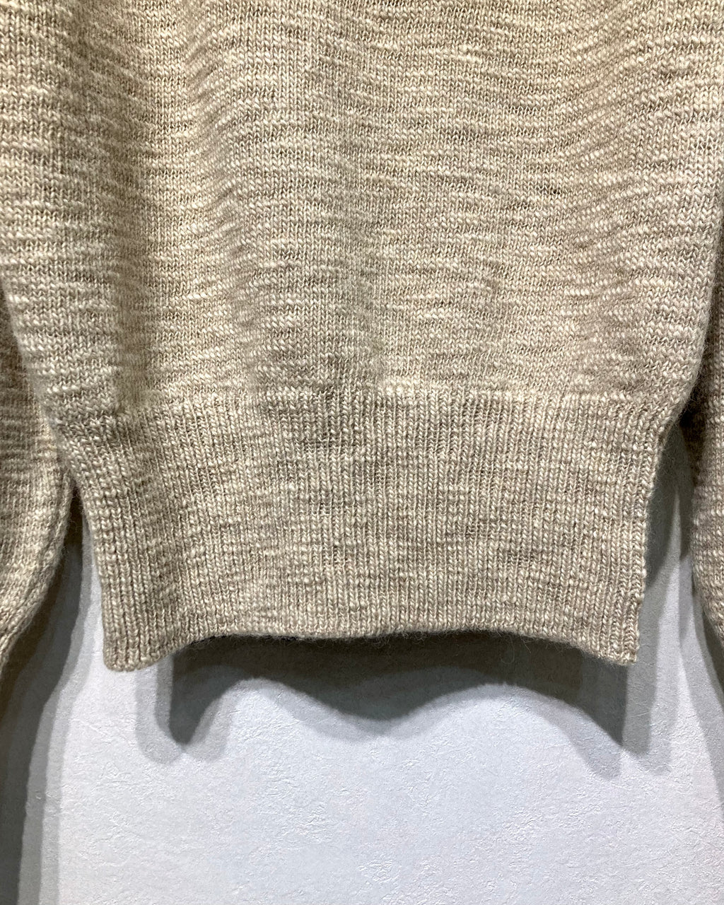 OIRA / REVERSIBLE KNIT PULLOVER - Lx