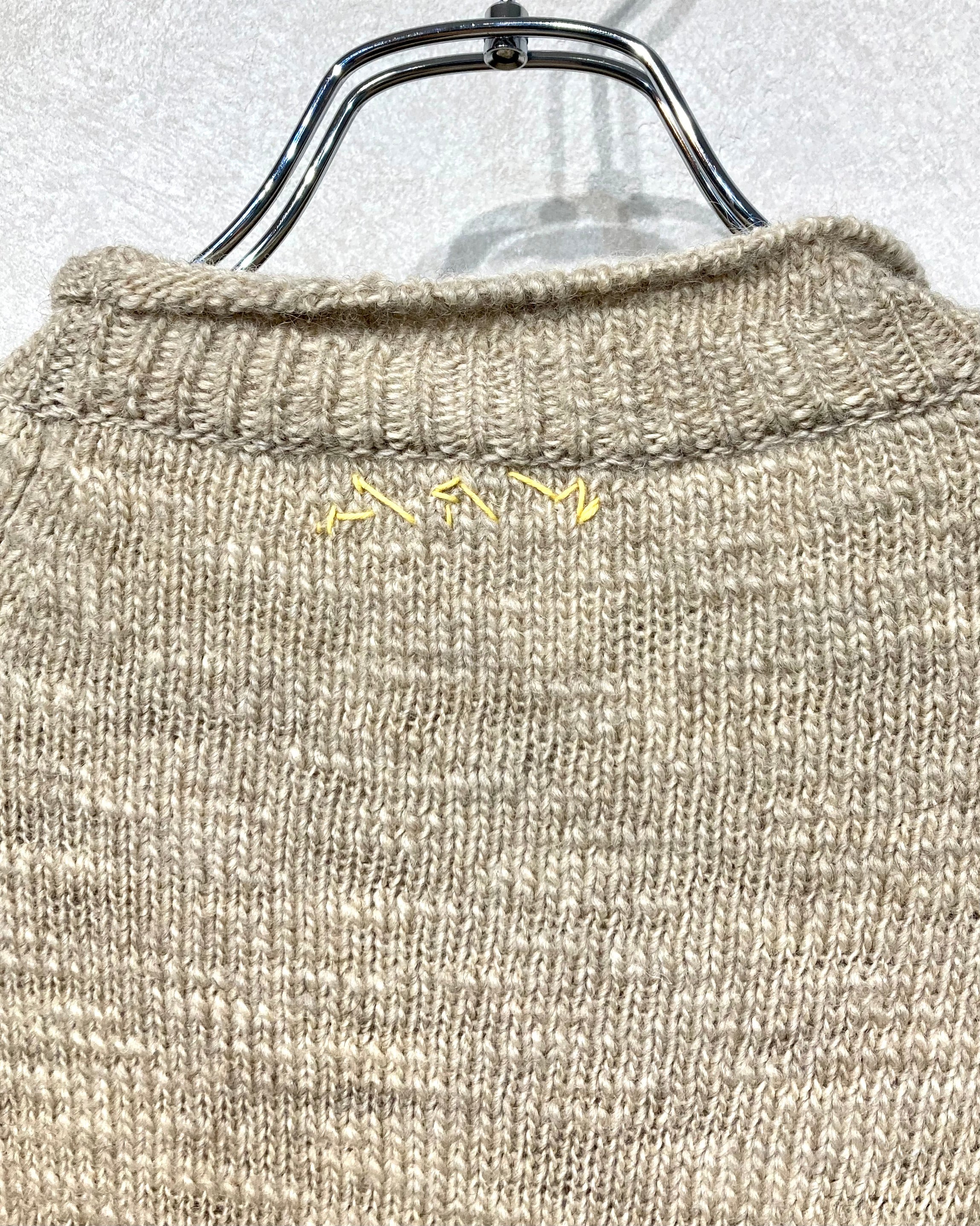 OIRA / REVERSIBLE KNIT PULLOVER - Lx