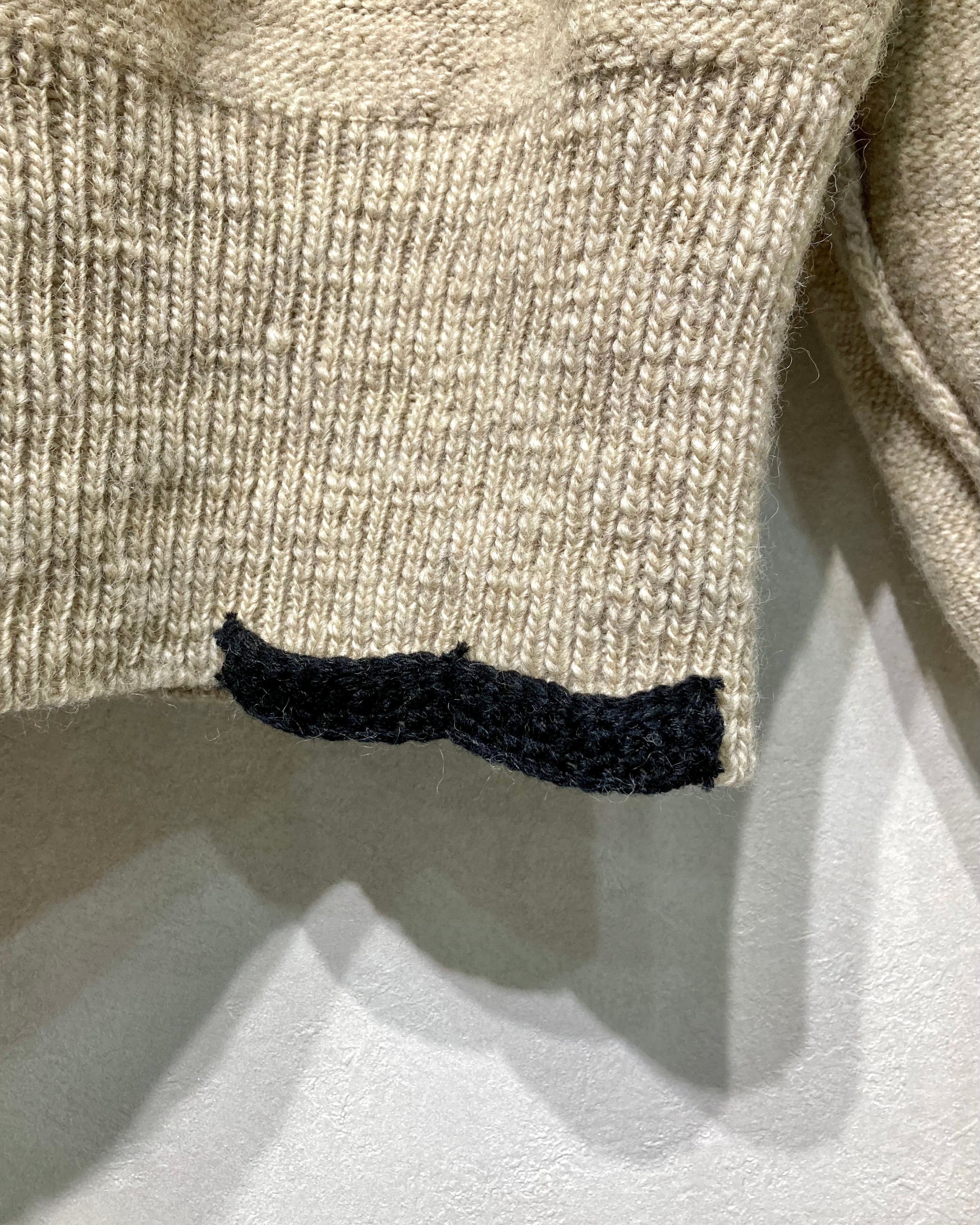 OIRA / REVERSIBLE KNIT PULLOVER - Lx