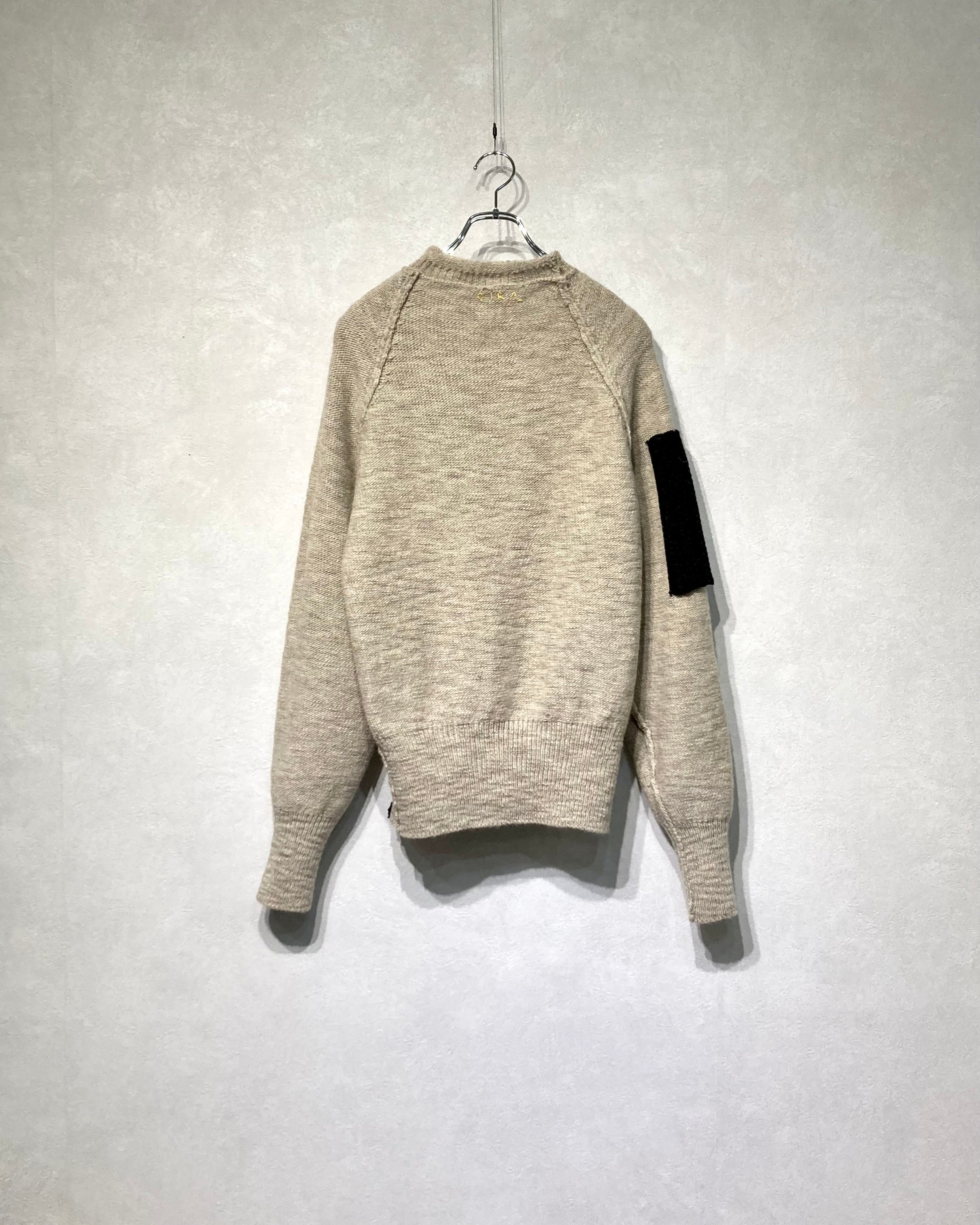 OIRA / REVERSIBLE KNIT PULLOVER - Lx