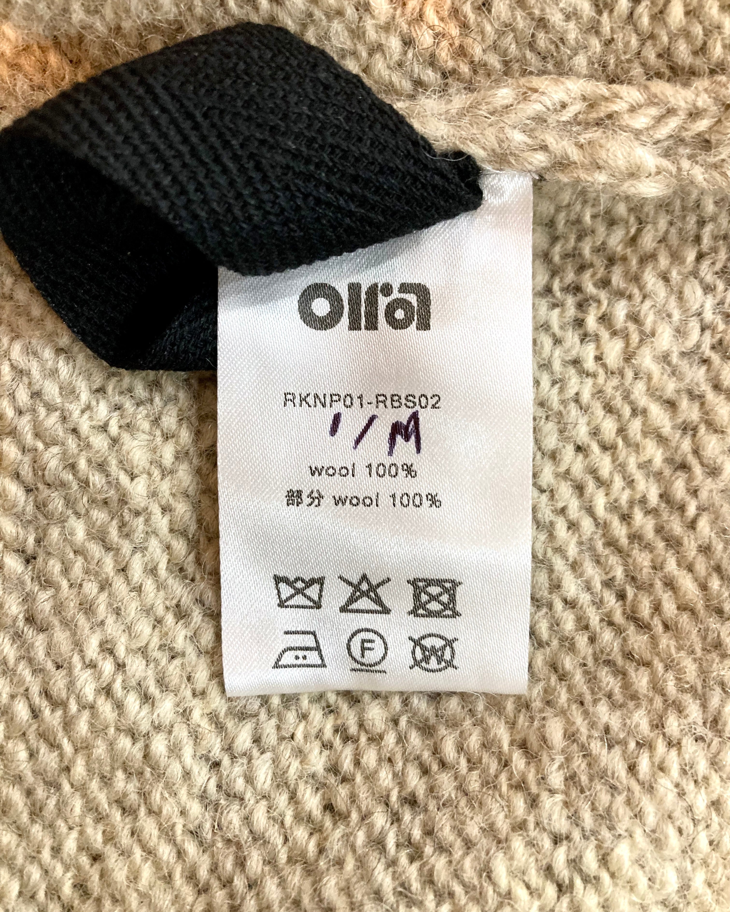 OIRA / REVERSIBLE KNIT PULLOVER - Lx
