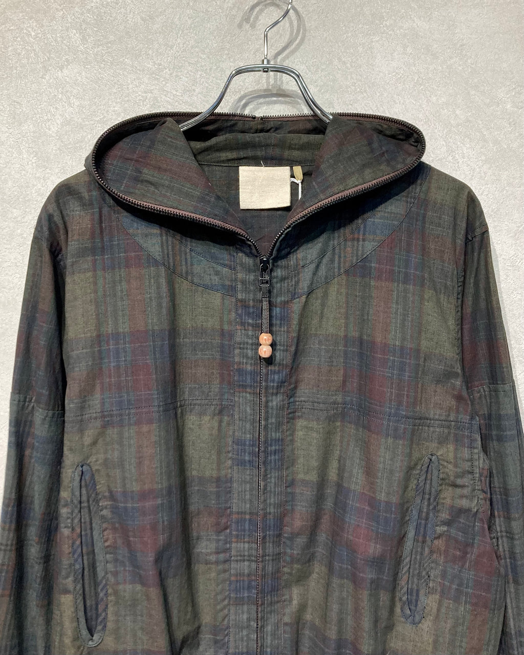 JIAN YE / 鬼 HOODIE - Black×red