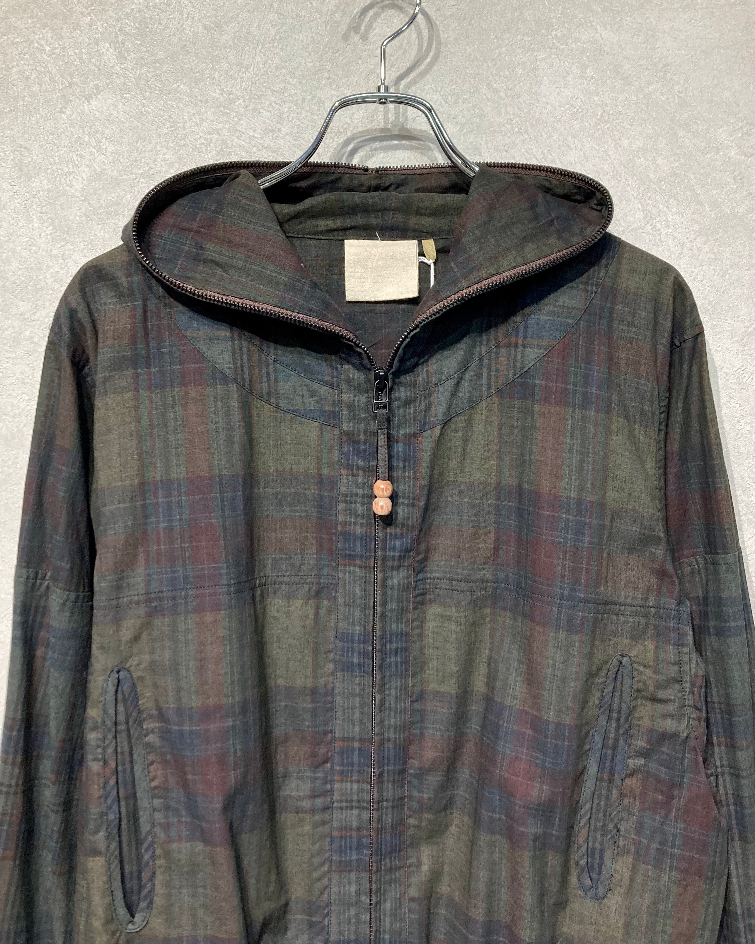 JIAN YE / 鬼 HOODIE - Black×red