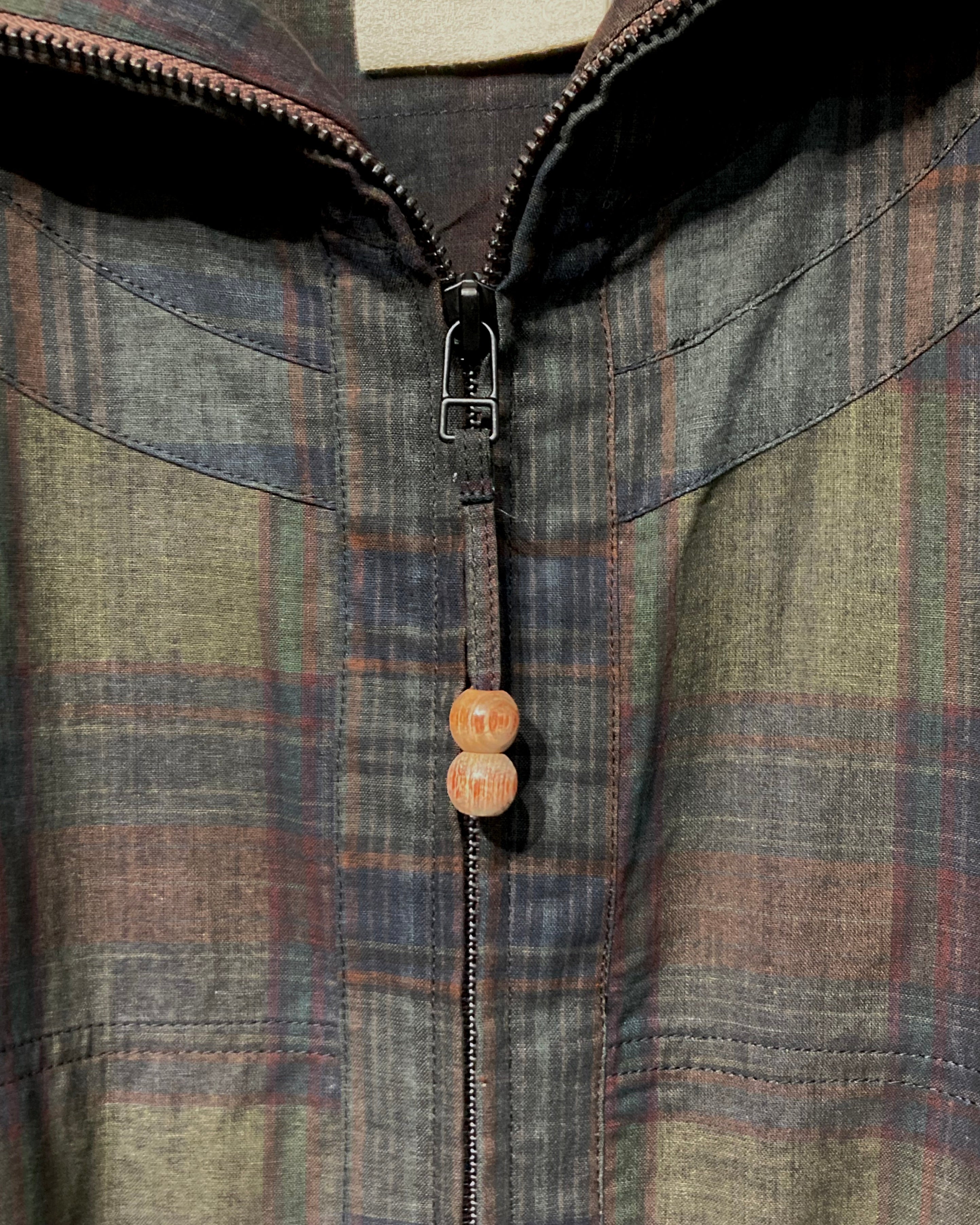 JIAN YE / 鬼 HOODIE - Black×red