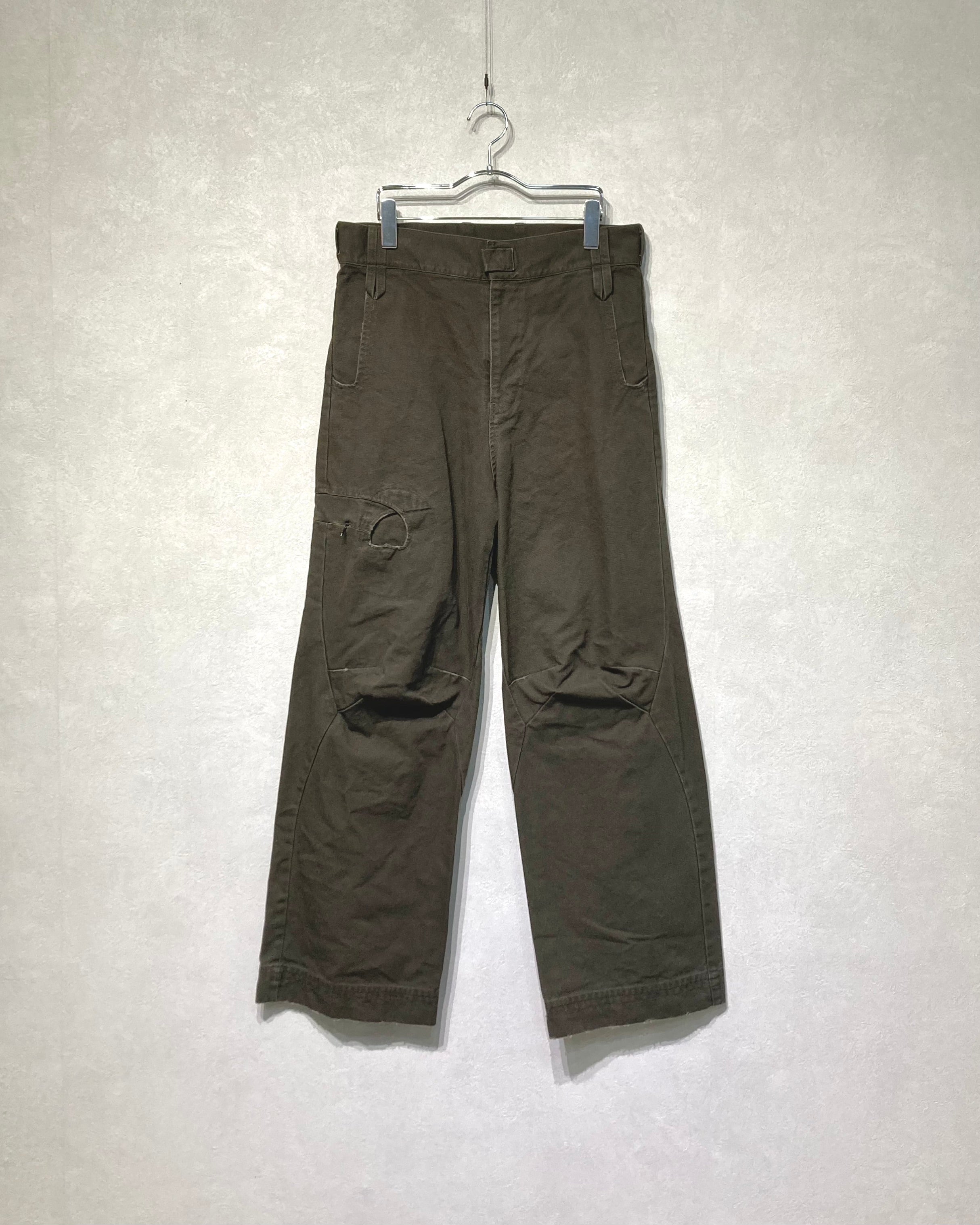 JIAN YE / TAO PANTS - Dark olive