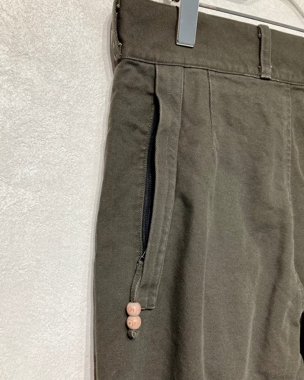 JIAN YE / TAO PANTS - Dark olive