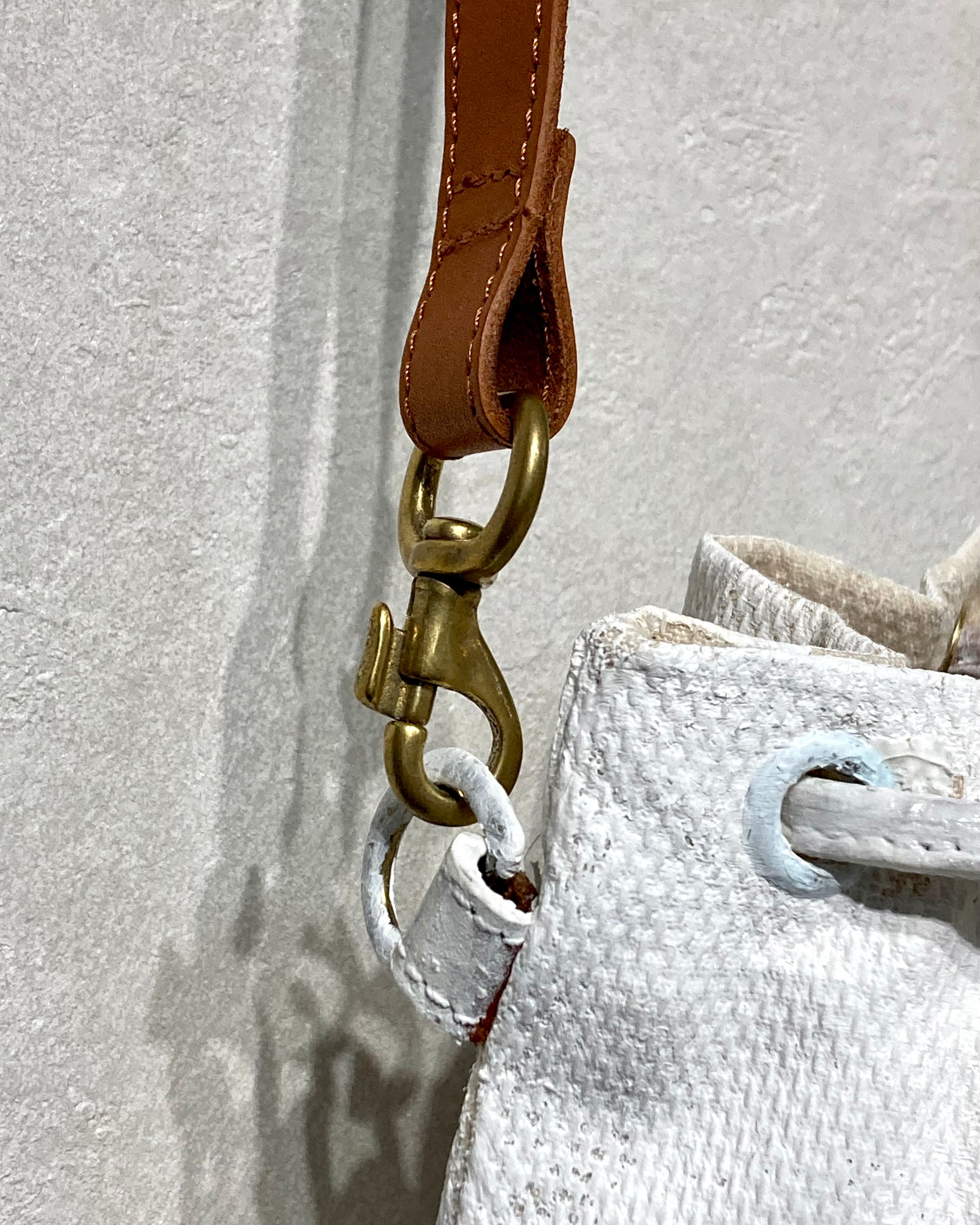 REFOMED / "KINCHAKU" SASHIKO BAG - Off