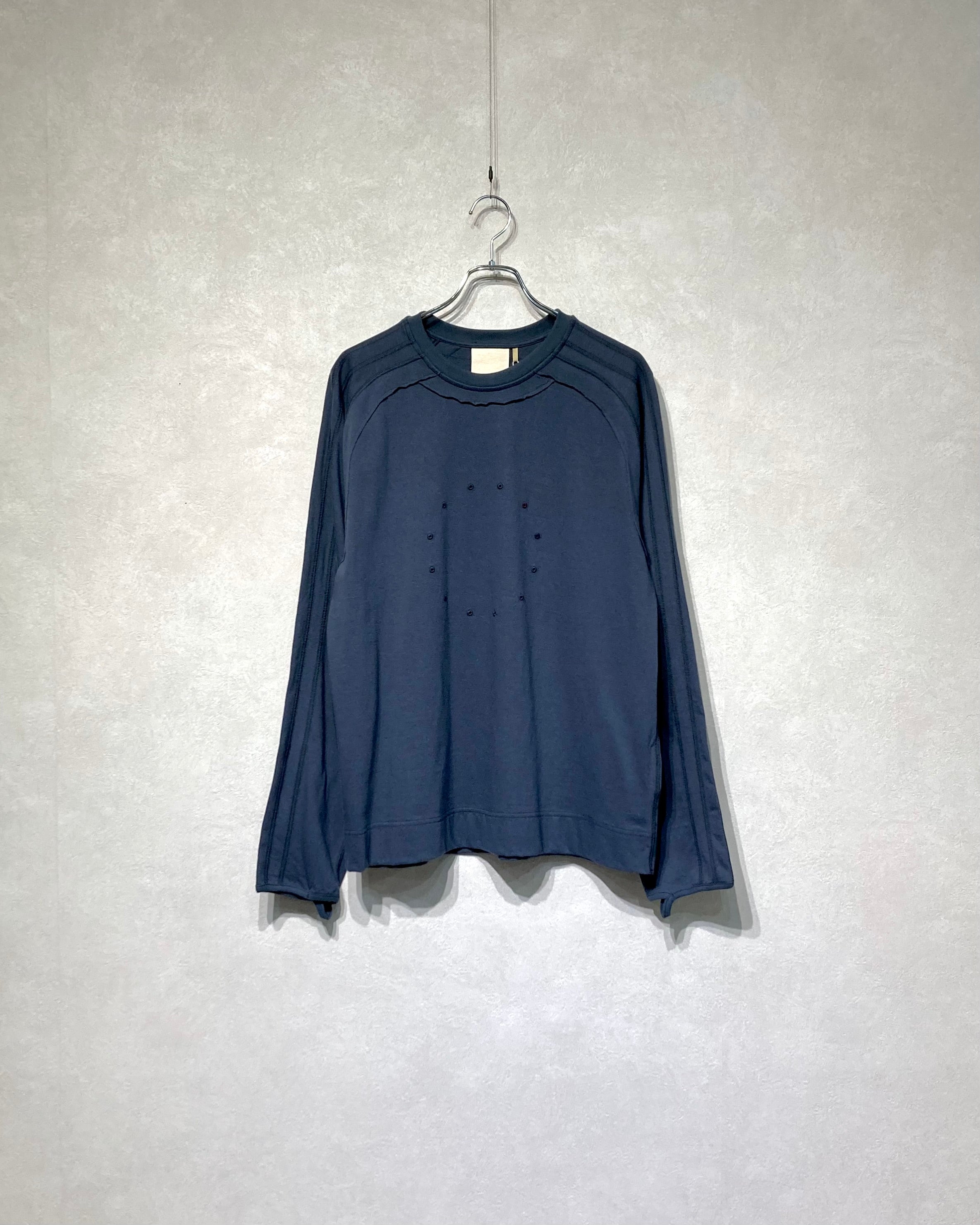 JIAN YE / 十二支 LS TEE - Blue gray